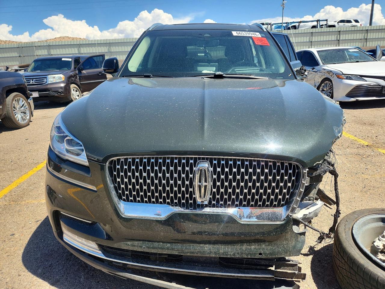 2022 Lincoln Aviator Reserve Green vin: 5LM5J7XC5NGL14648