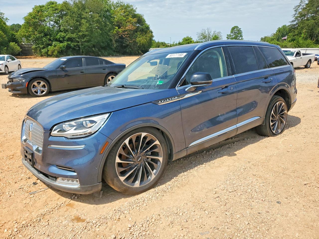 2020 Lincoln Aviator Reserve Blue vin: 5LM5J7XC6LGL06071