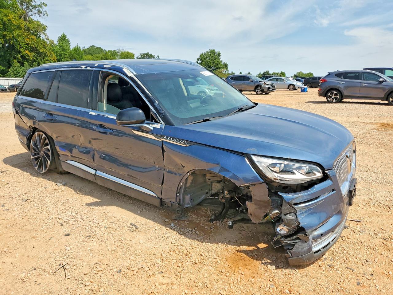 2020 Lincoln Aviator Reserve Blue vin: 5LM5J7XC6LGL06071