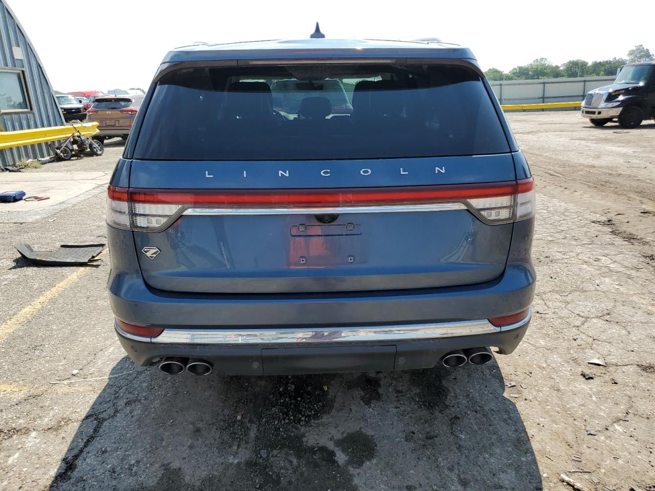 2020 Lincoln Aviator Reserve Blue vin: 5LM5J7XC6LGL06832