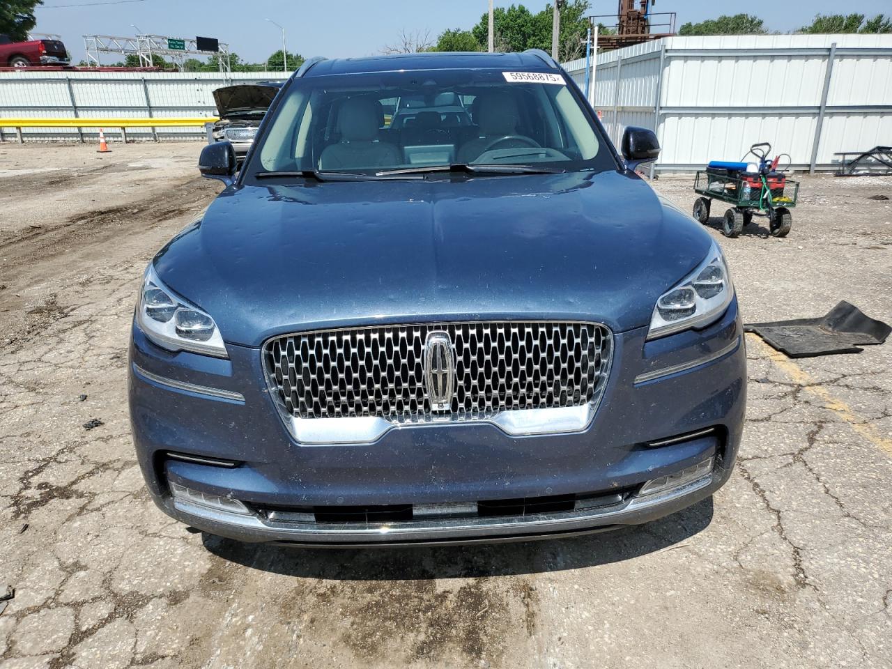 2020 Lincoln Aviator Reserve Blue vin: 5LM5J7XC6LGL06832