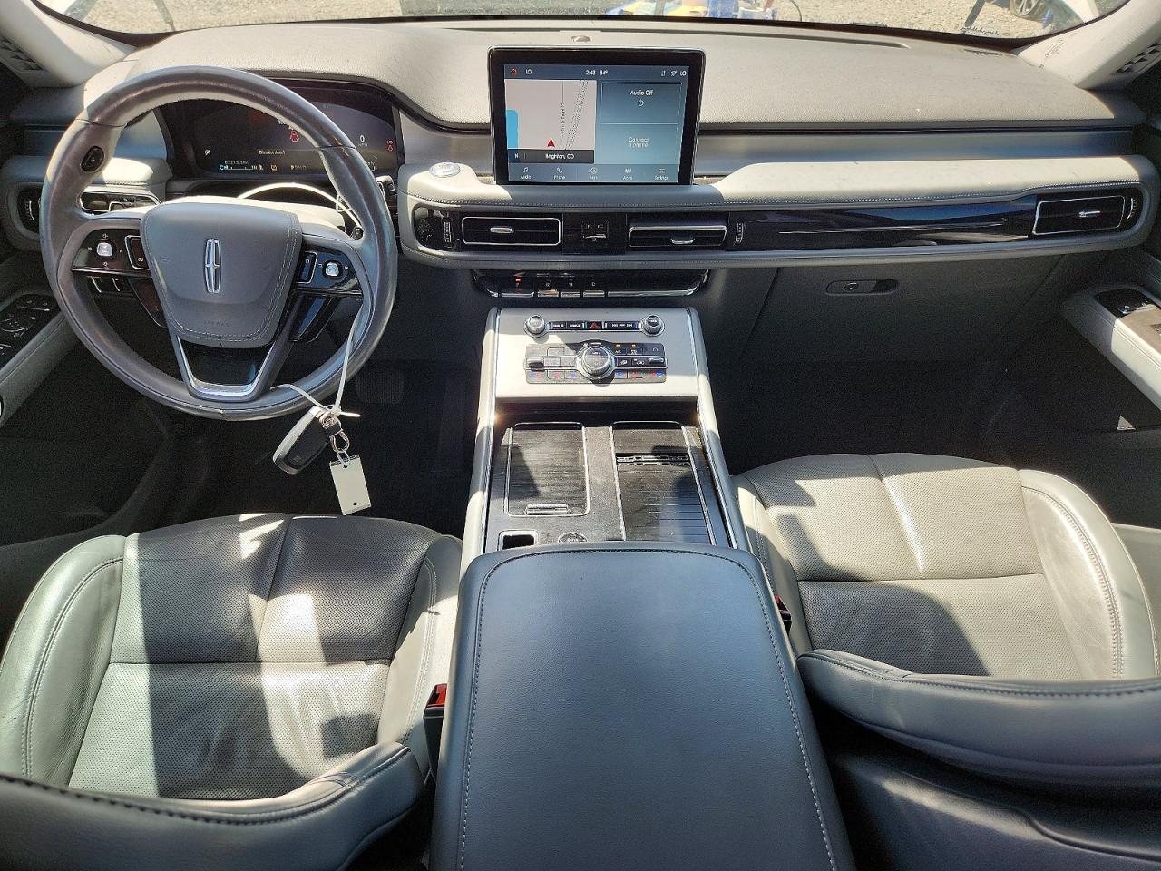 2020 Lincoln Aviator Reserve White vin: 5LM5J7XC8LGL37483