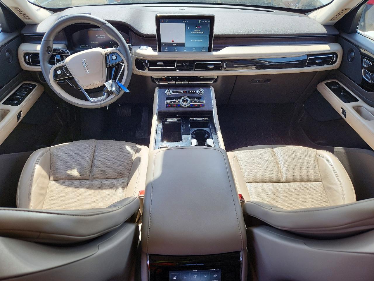 2022 Lincoln Aviator Reserve White vin: 5LM5J7XCXNGL05640
