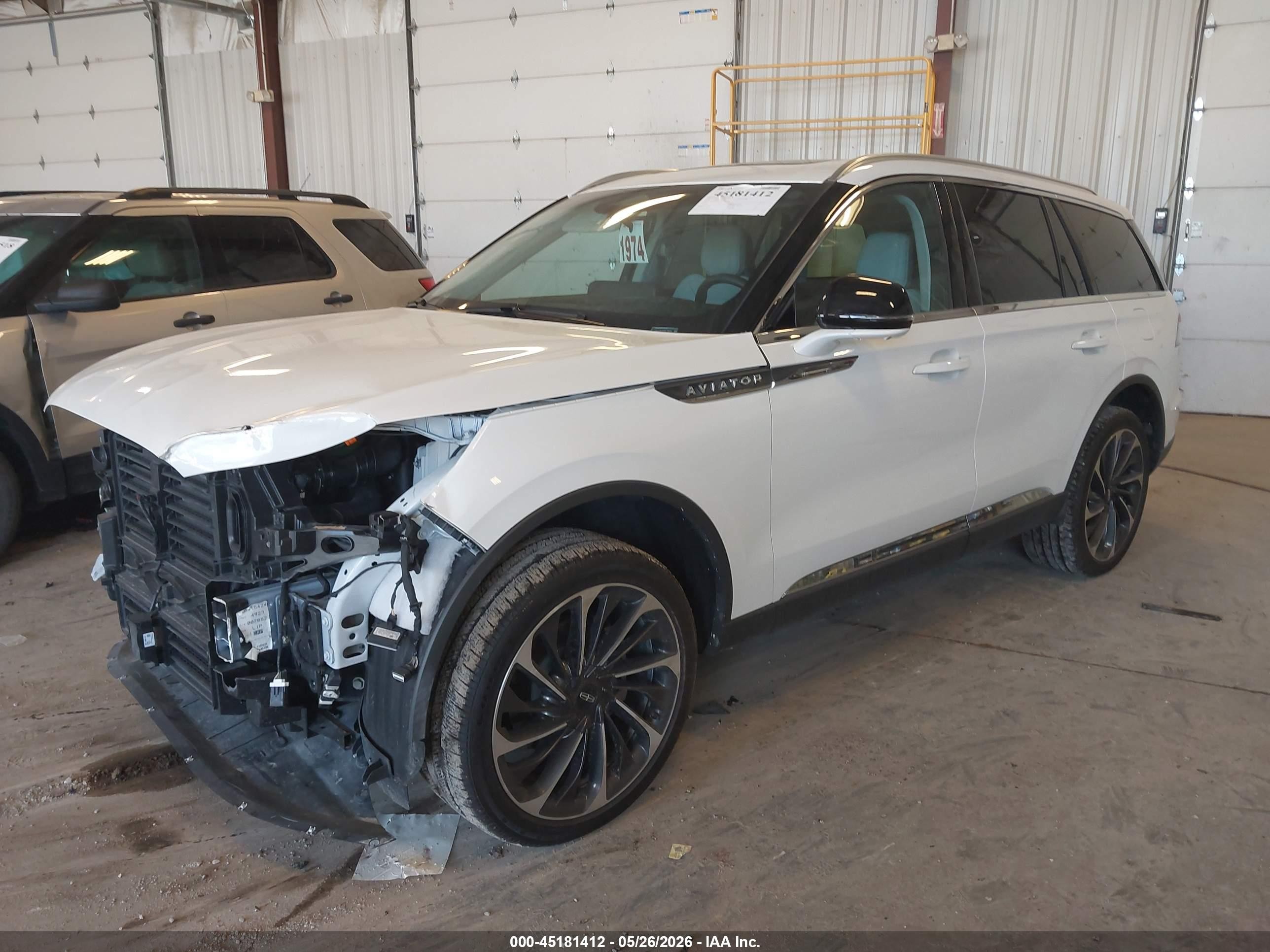 2025 Lincoln Aviator Reserve White vin: 5LM5J7XCXSGL16472
