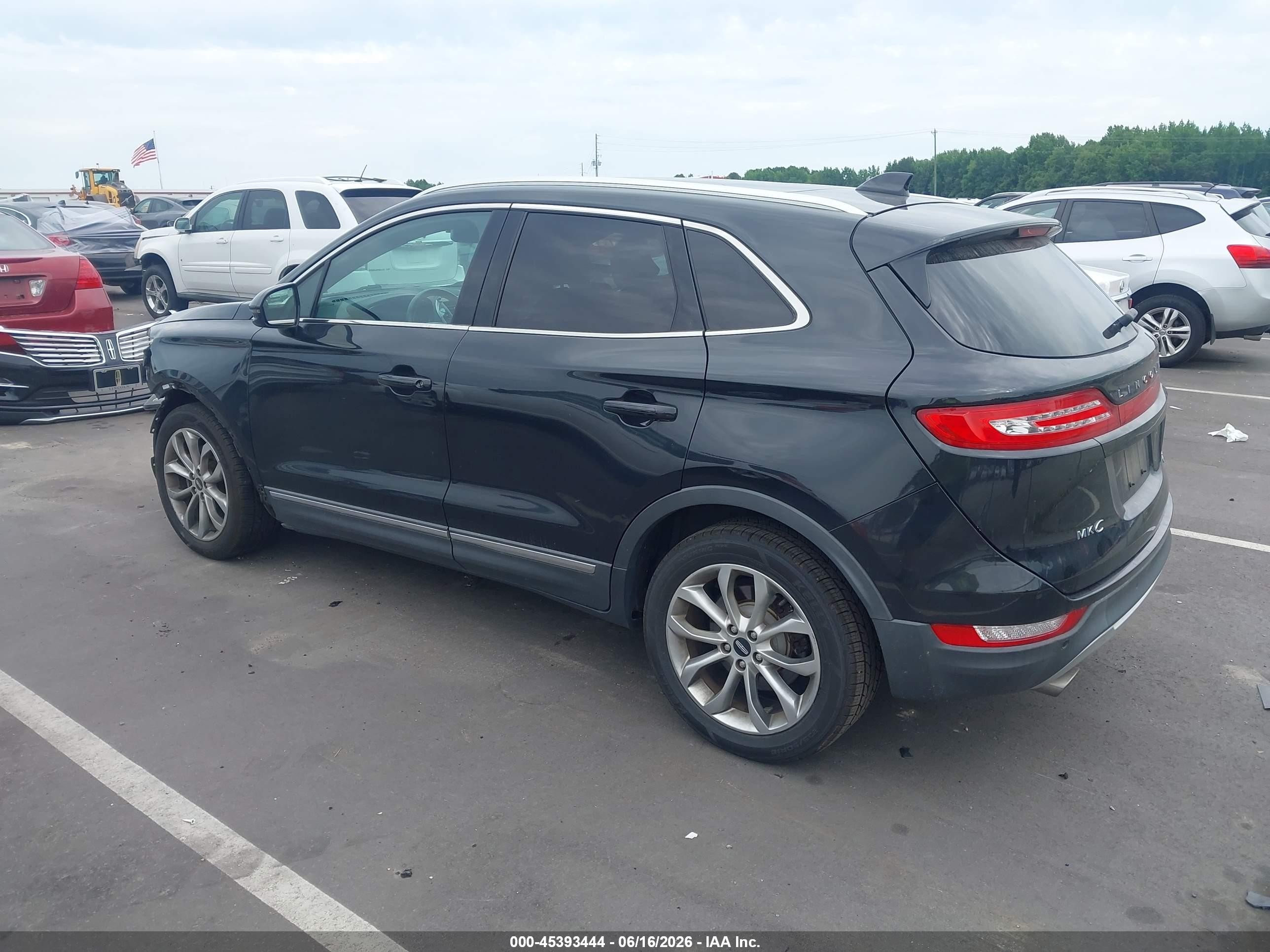 2015 Lincoln Mkc Black vin: 5LMCJ1A90FUJ09212