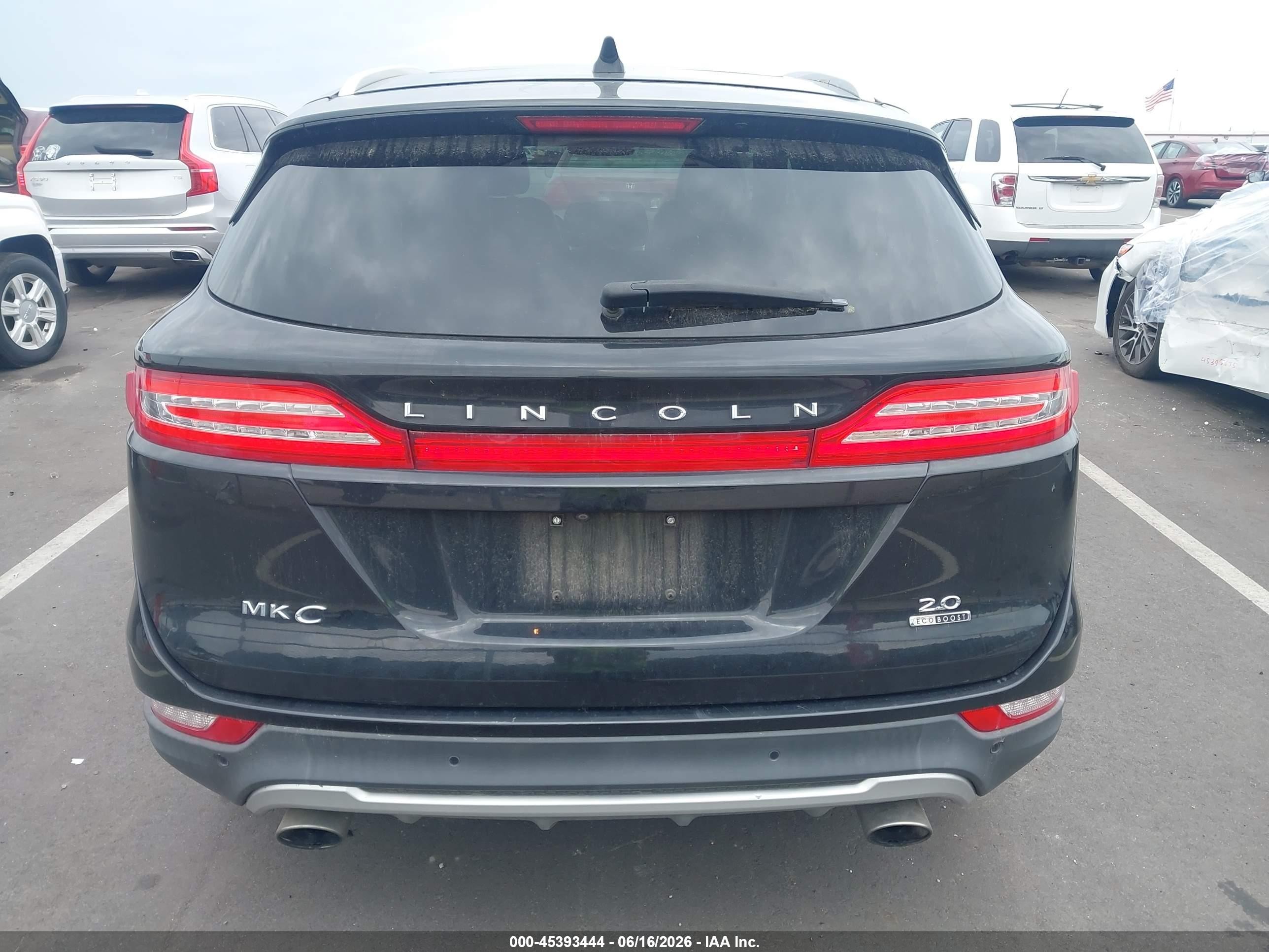 2015 Lincoln Mkc Black vin: 5LMCJ1A90FUJ09212