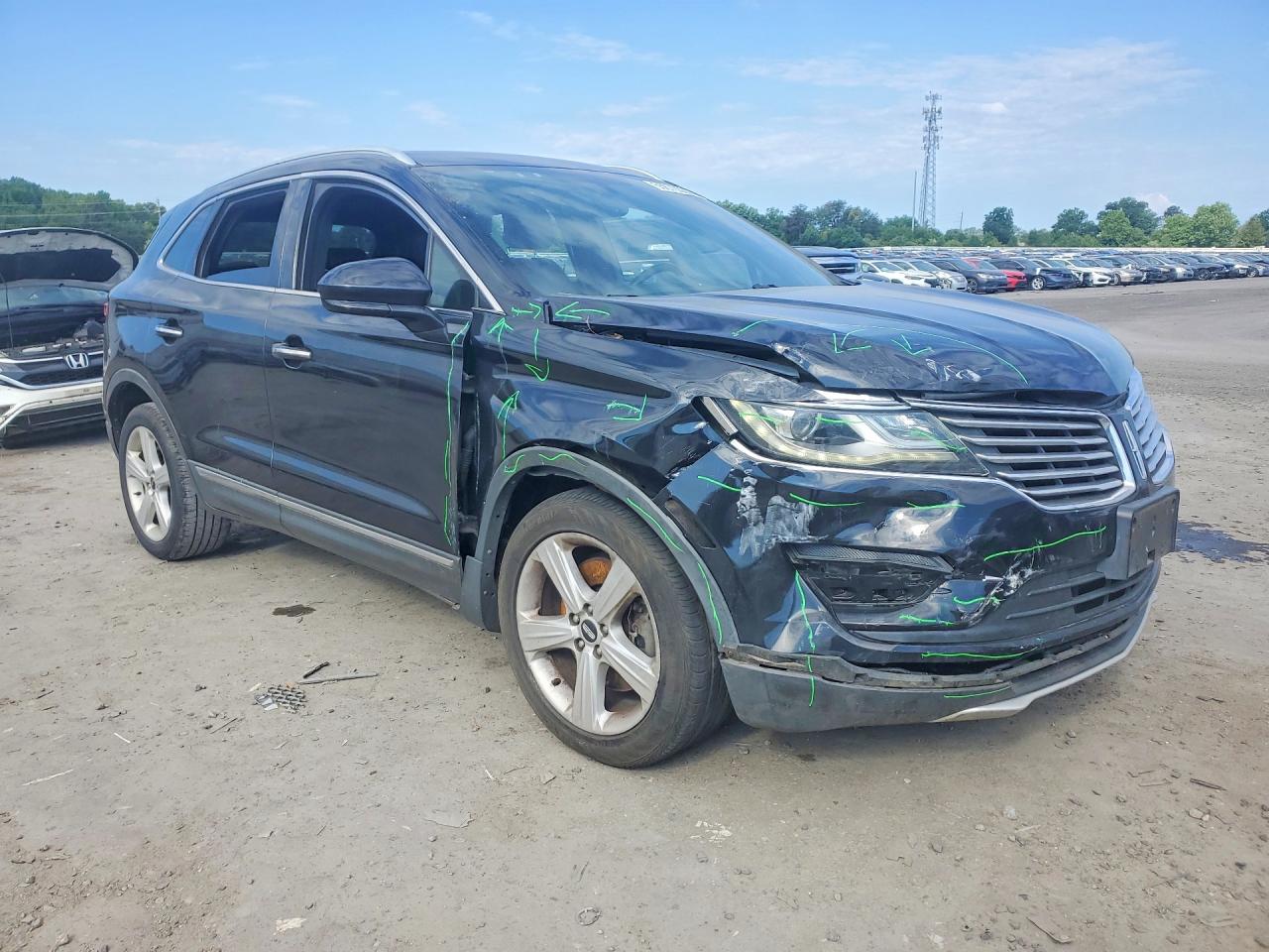 2015 Lincoln Mkc Black vin: 5LMCJ1A92FUJ40901