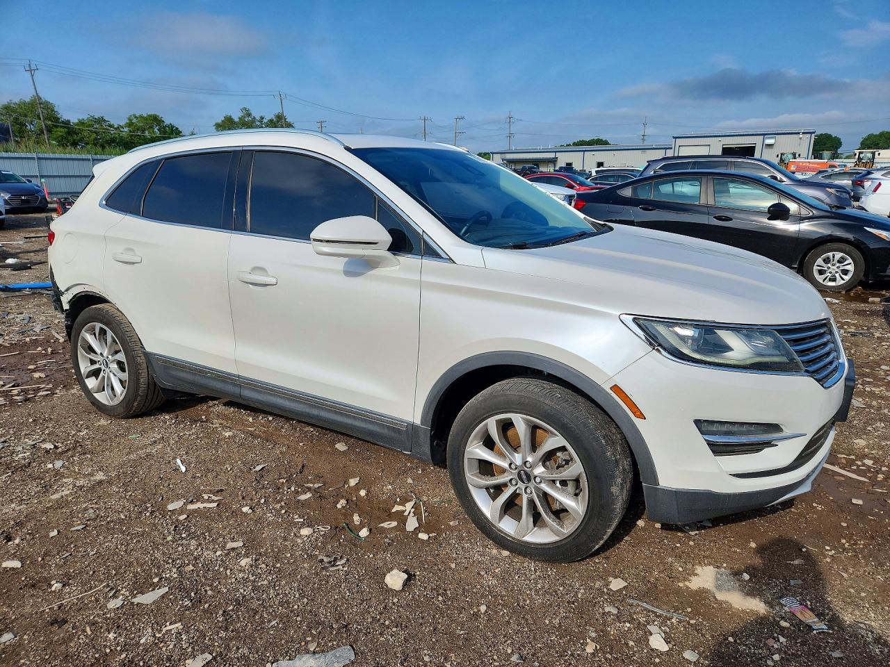 2015 Lincoln Mkc White vin: 5LMCJ1A93FUJ15862