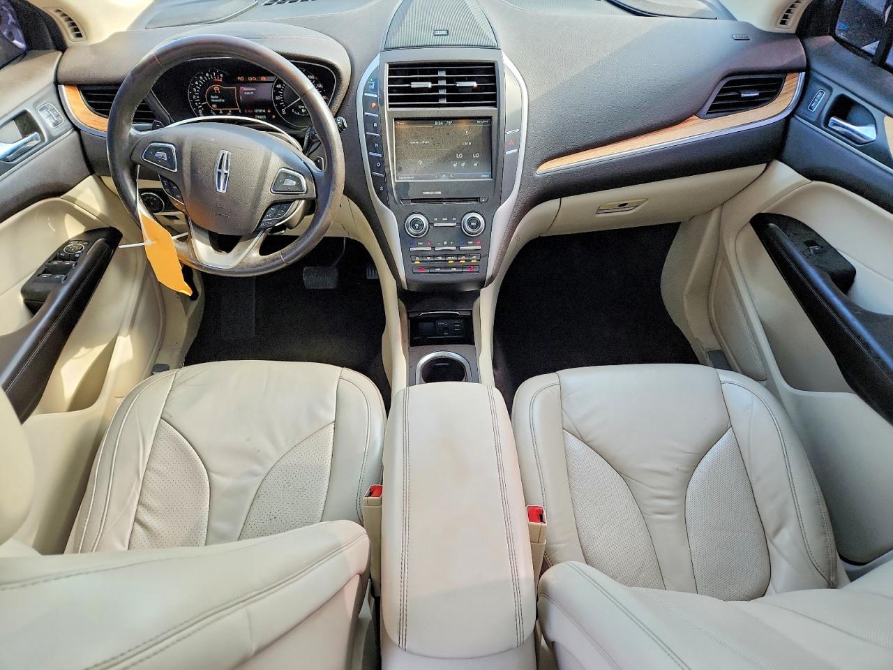 2015 Lincoln Mkc White vin: 5LMCJ1A93FUJ15862