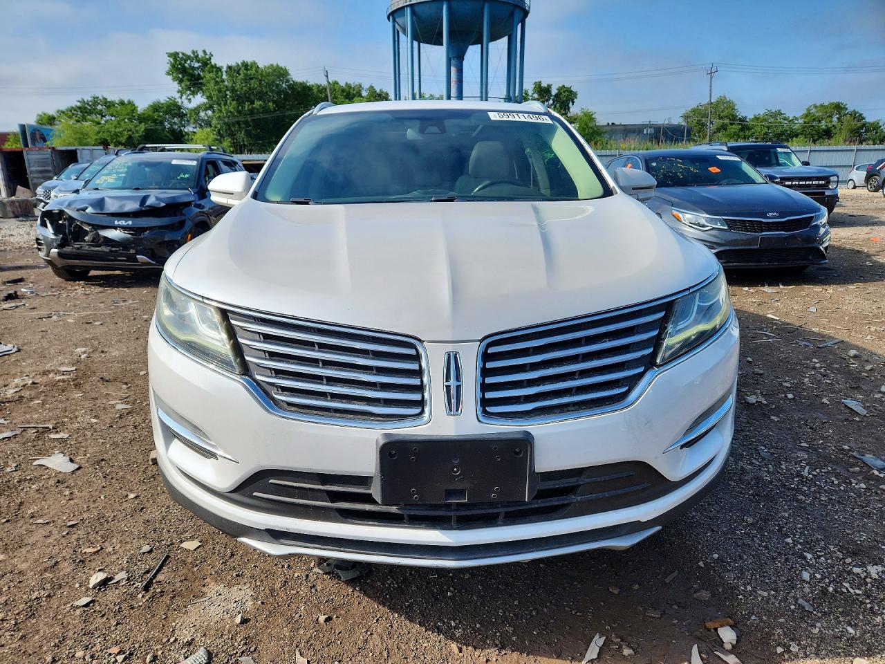 2015 Lincoln Mkc White vin: 5LMCJ1A93FUJ15862