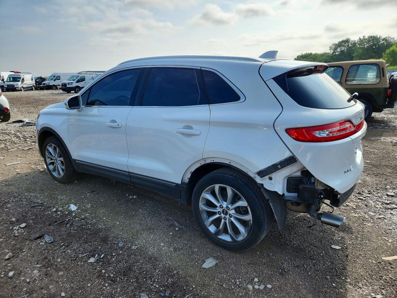 2015 Lincoln Mkc White vin: 5LMCJ1A93FUJ15862