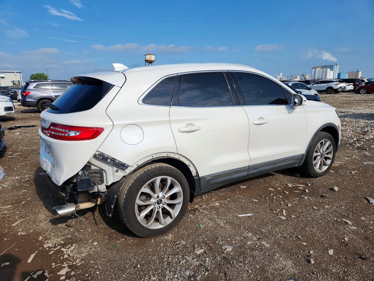 2015 Lincoln Mkc White vin: 5LMCJ1A93FUJ15862