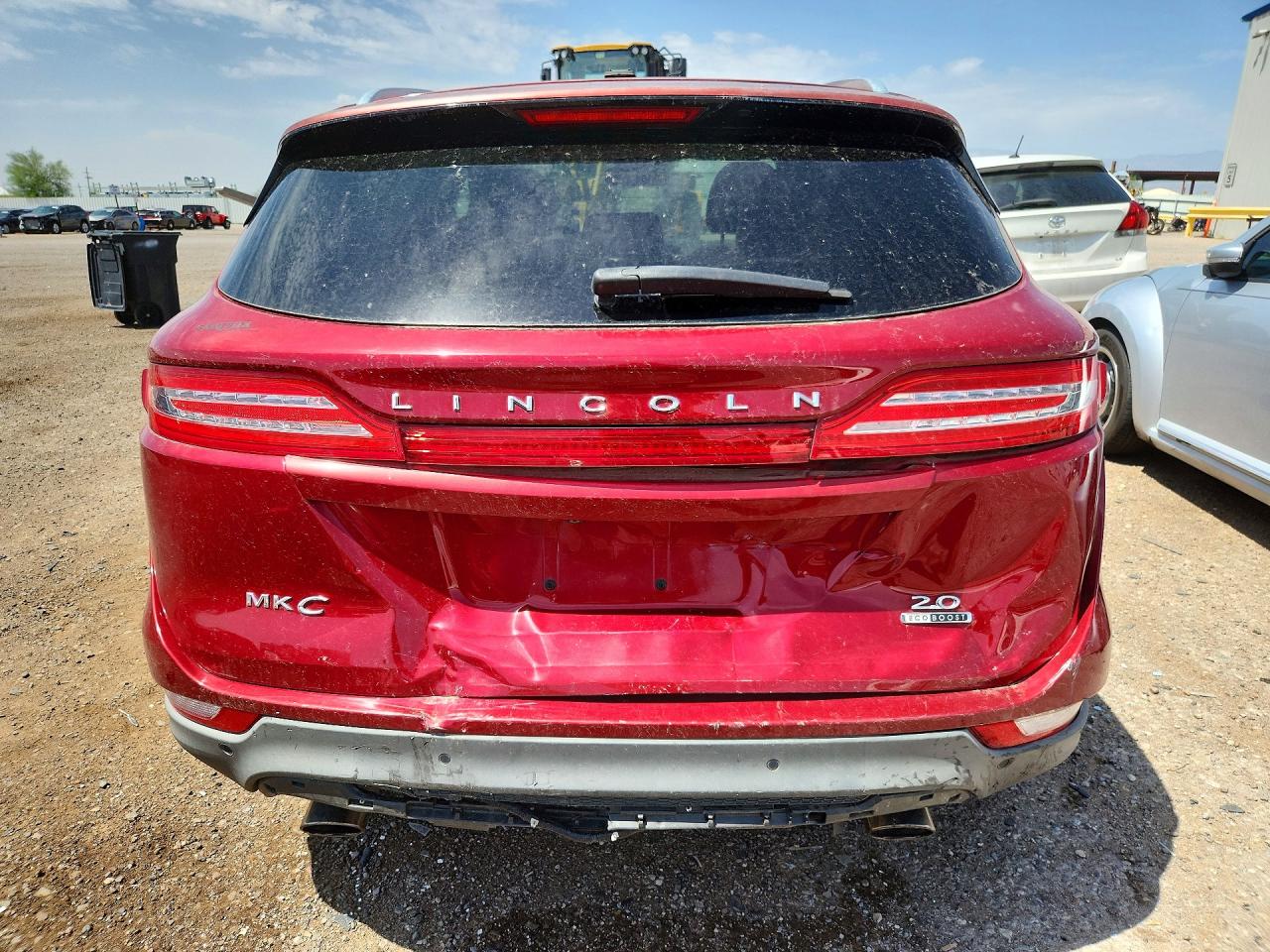 2015 Lincoln Mkc Red vin: 5LMCJ1A93FUJ24769