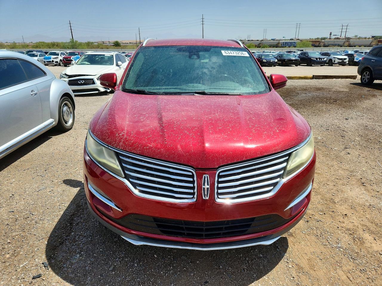 2015 Lincoln Mkc Red vin: 5LMCJ1A93FUJ24769
