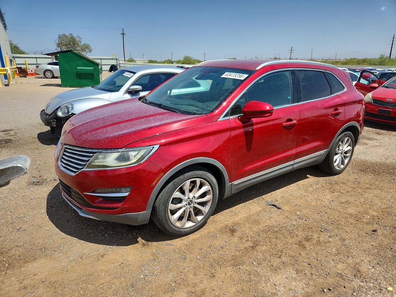 2015 Lincoln Mkc Красный vin: 5LMCJ1A93FUJ24769