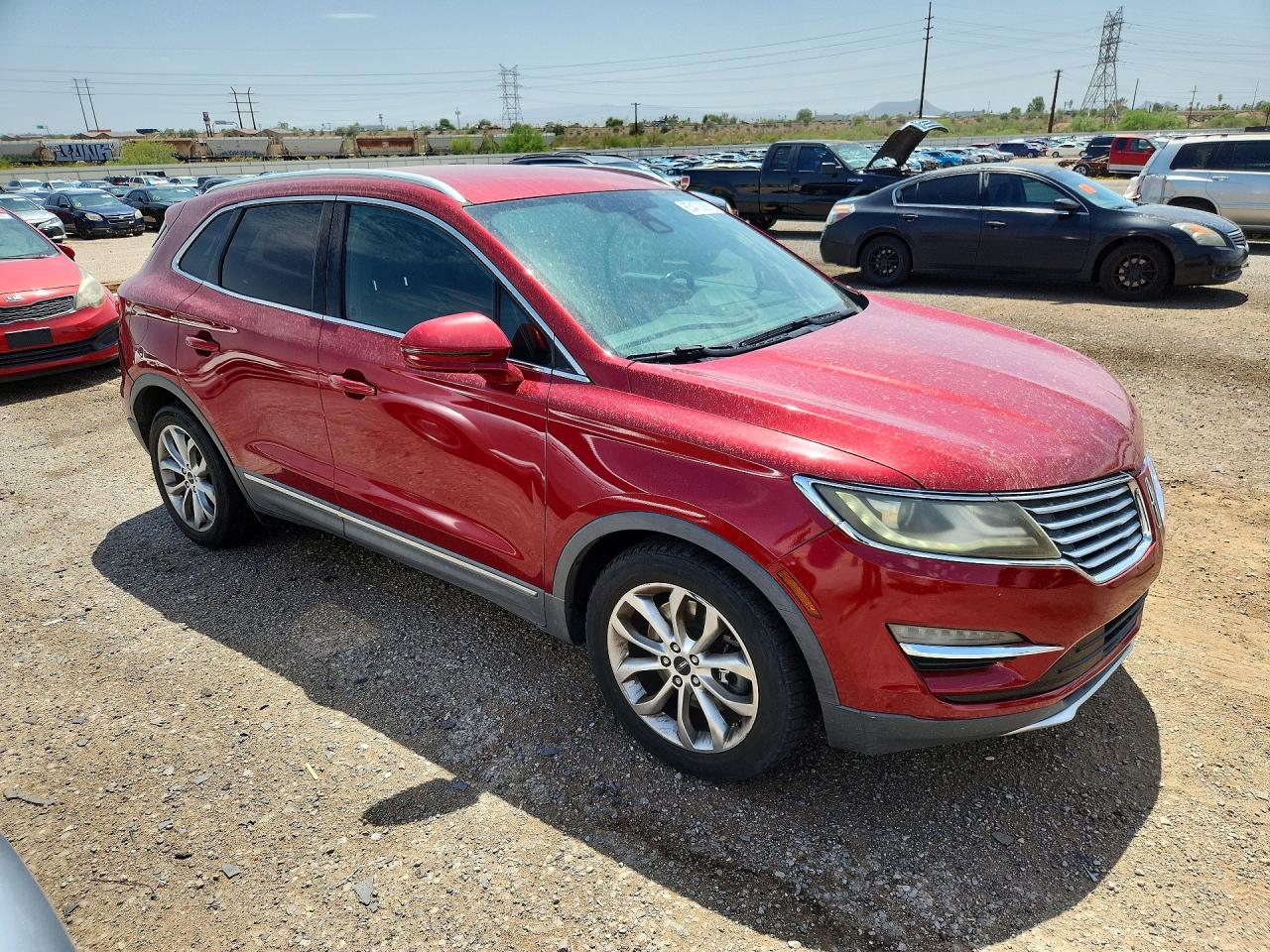 2015 Lincoln Mkc Red vin: 5LMCJ1A93FUJ24769