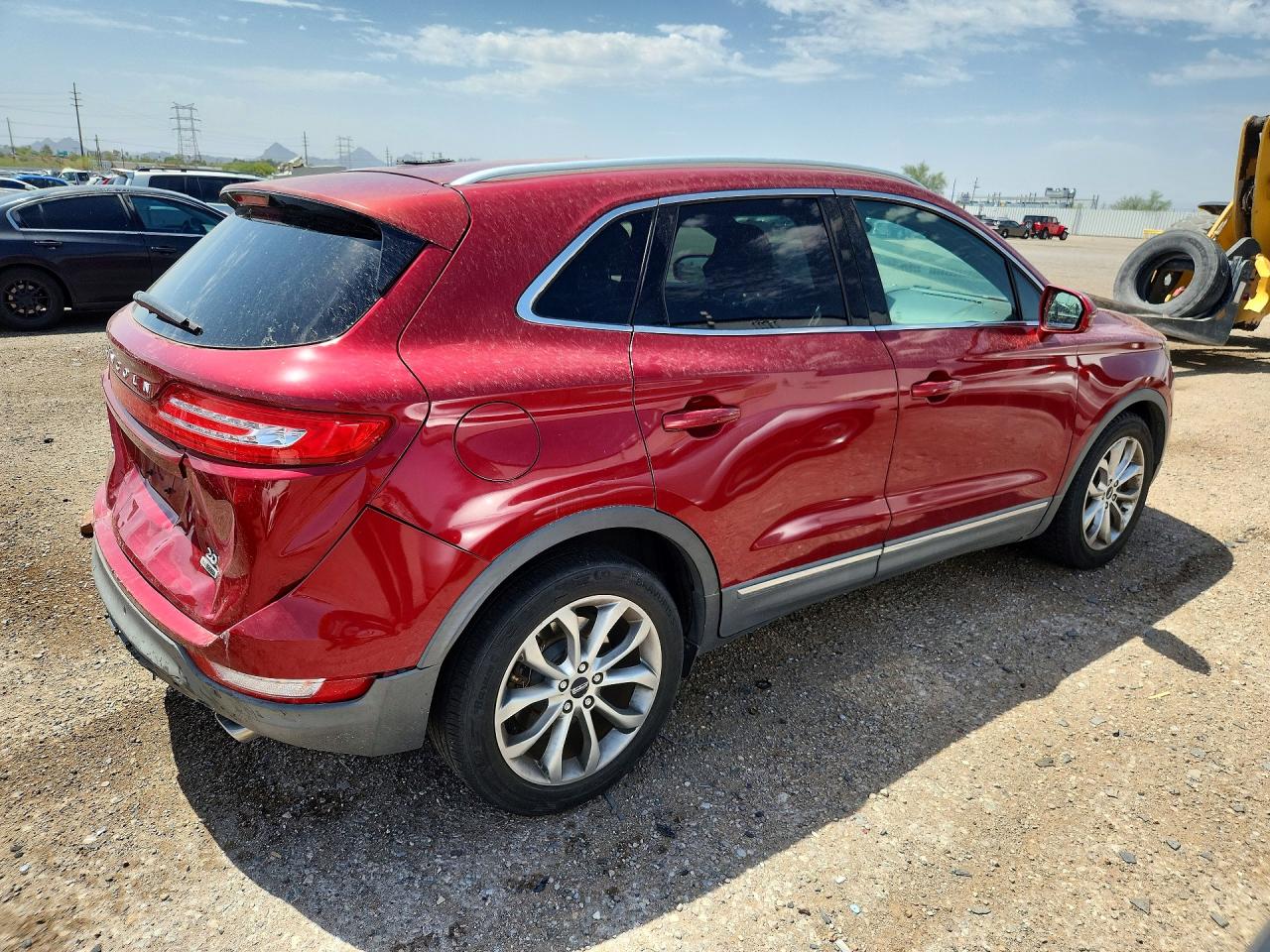 2015 Lincoln Mkc Red vin: 5LMCJ1A93FUJ24769