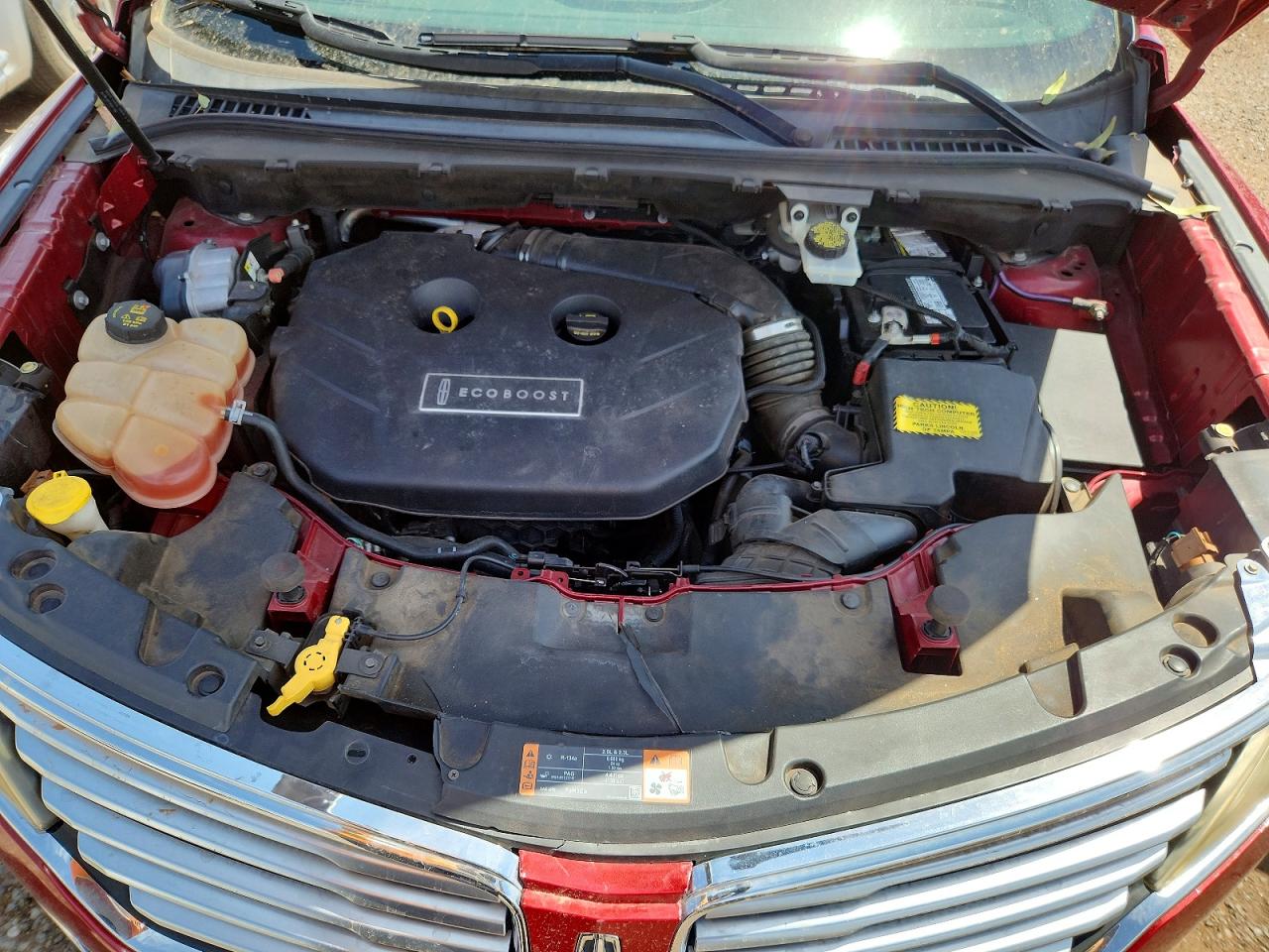 2015 Lincoln Mkc Red vin: 5LMCJ1A93FUJ24769