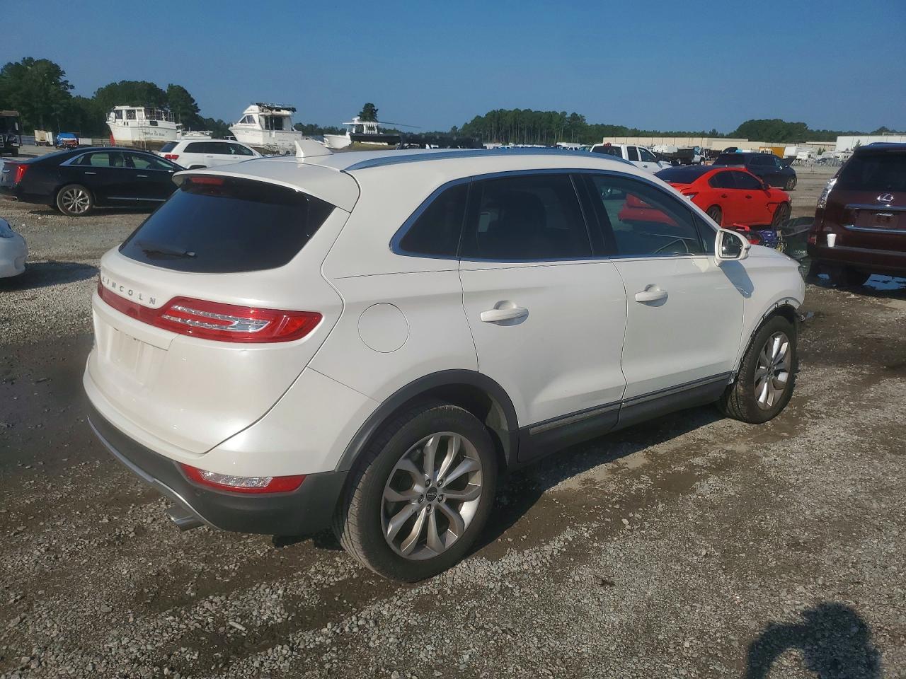2015 Lincoln Mkc White vin: 5LMCJ1A93FUJ31852