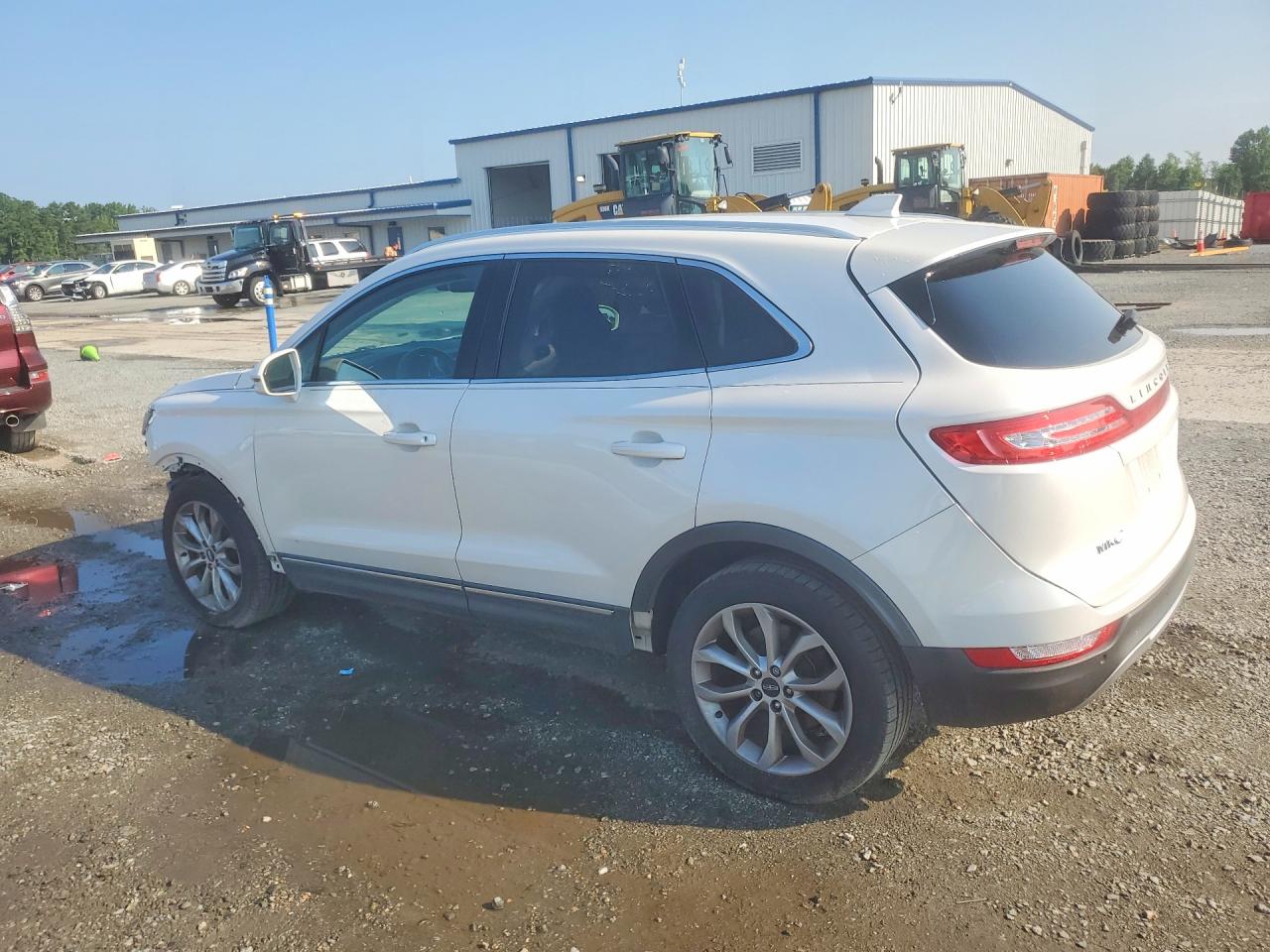 2015 Lincoln Mkc White vin: 5LMCJ1A93FUJ31852