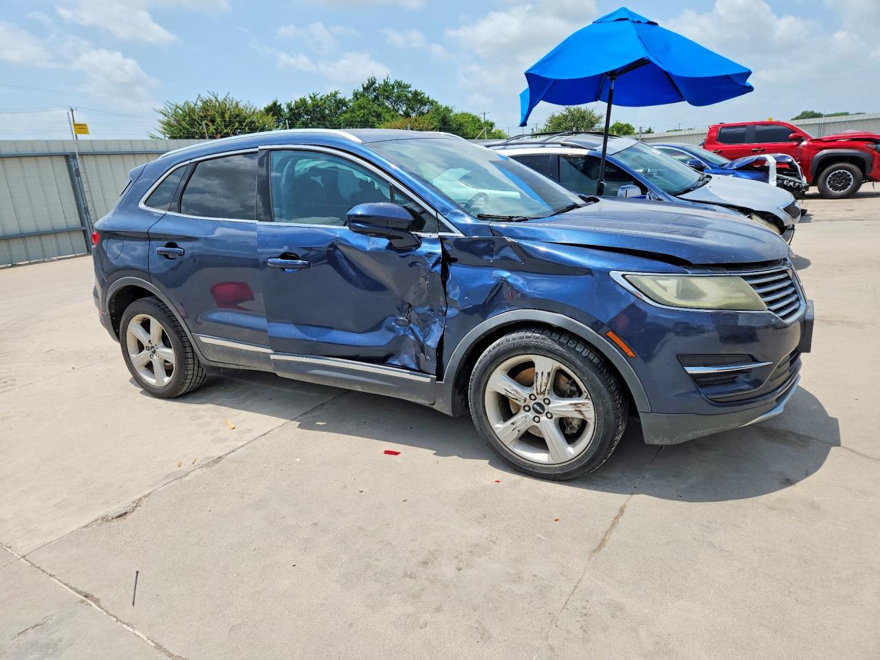 2015 Lincoln Mkc Blue vin: 5LMCJ1A93FUJ40891