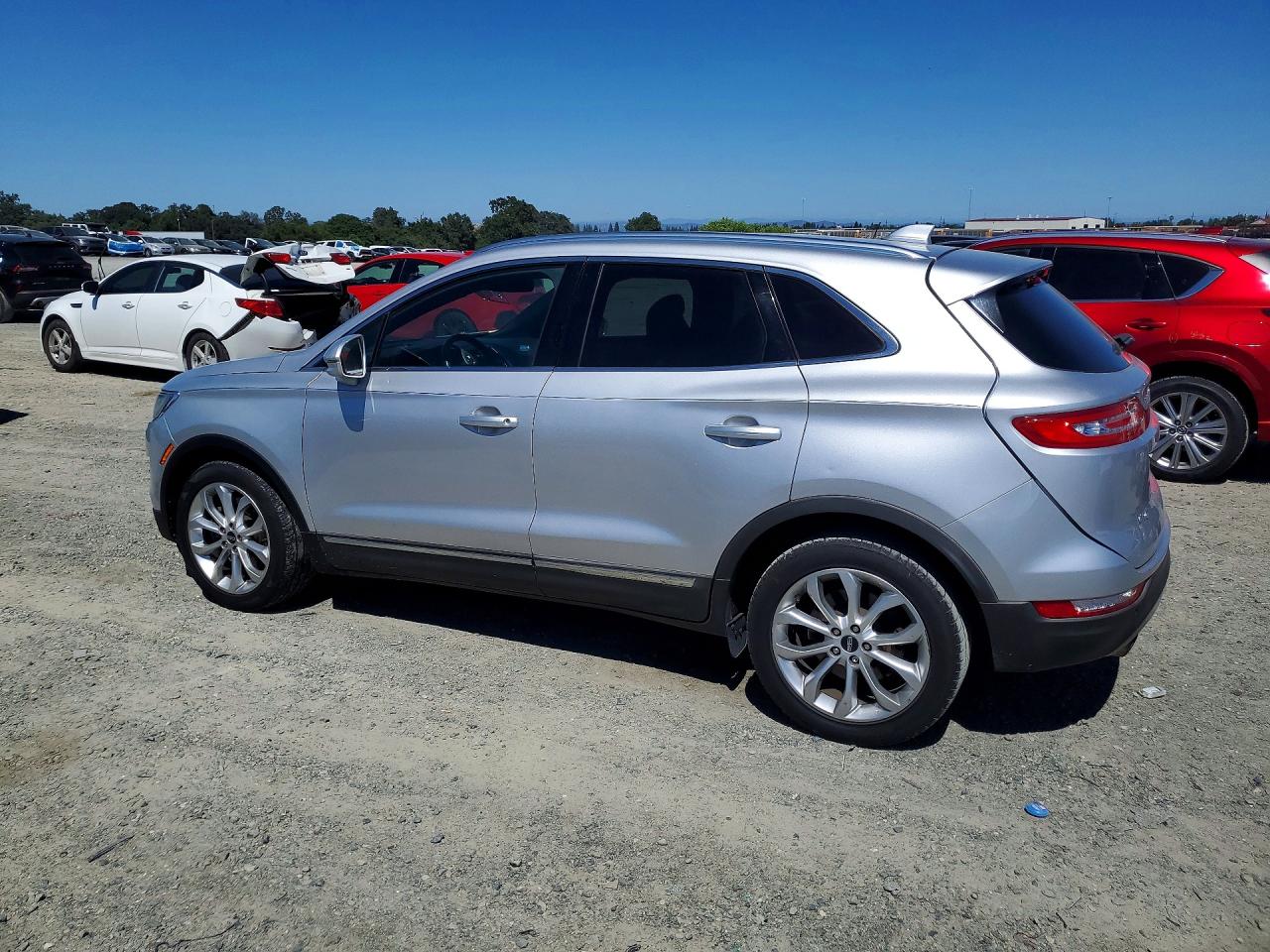 2015 Lincoln Mkc Silver vin: 5LMCJ1A93FUJ48134