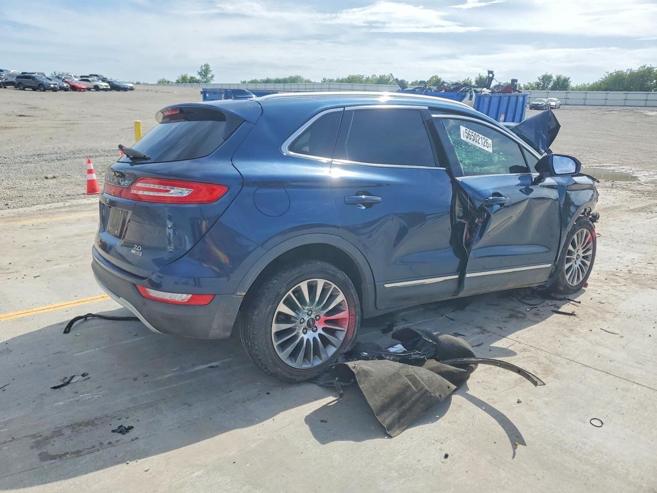 2015 Lincoln Mkc Синий vin: 5LMCJ1A94FUJ00920