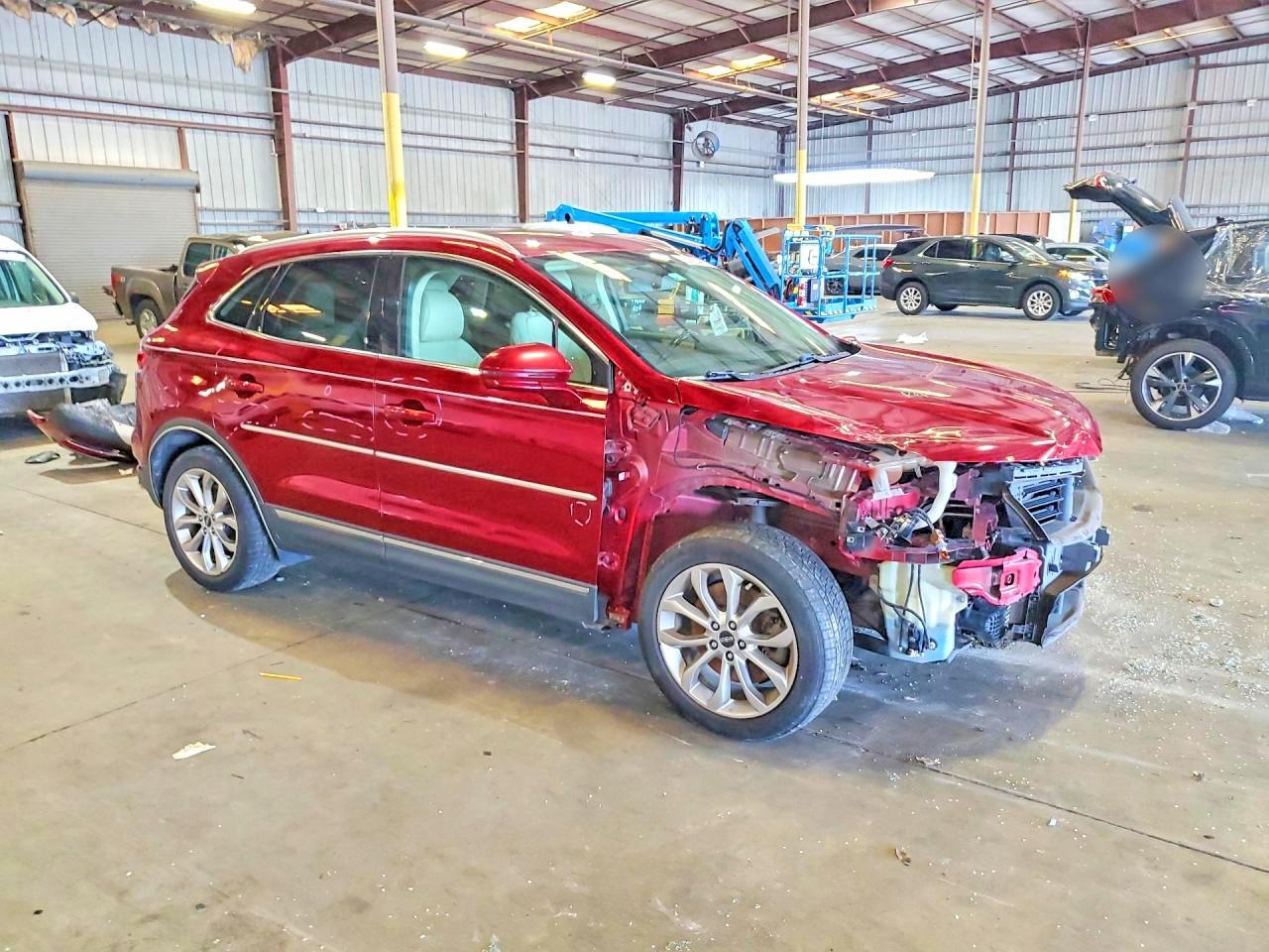 2015 Lincoln Mkc Burgundy vin: 5LMCJ1A94FUJ05423