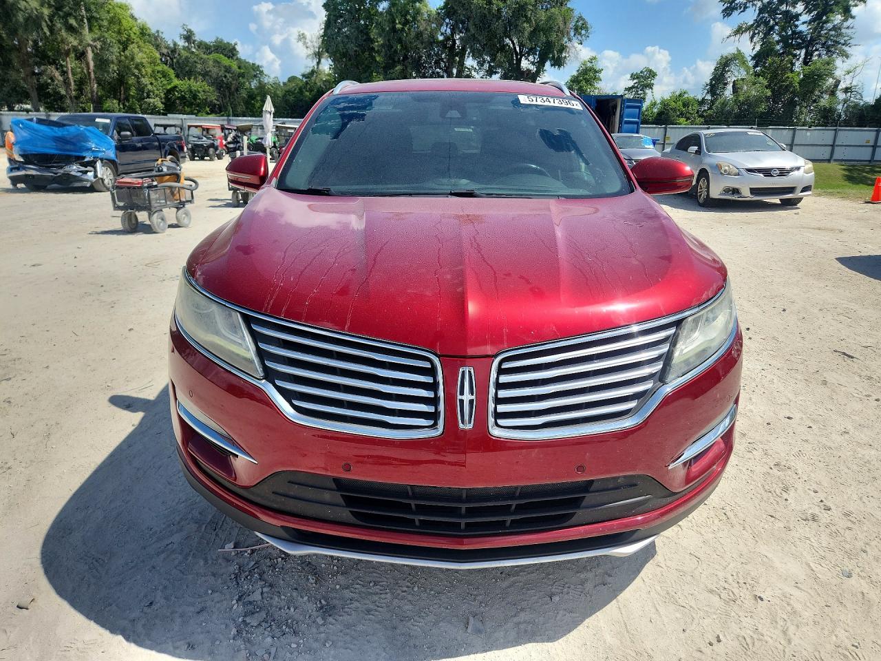 2015 Lincoln Mkc Красный vin: 5LMCJ1A94FUJ41399