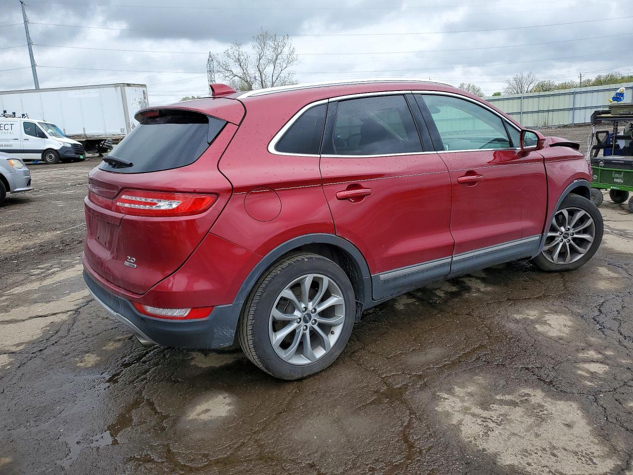 2015 Lincoln Mkc Red vin: 5LMCJ1A95FUJ21033