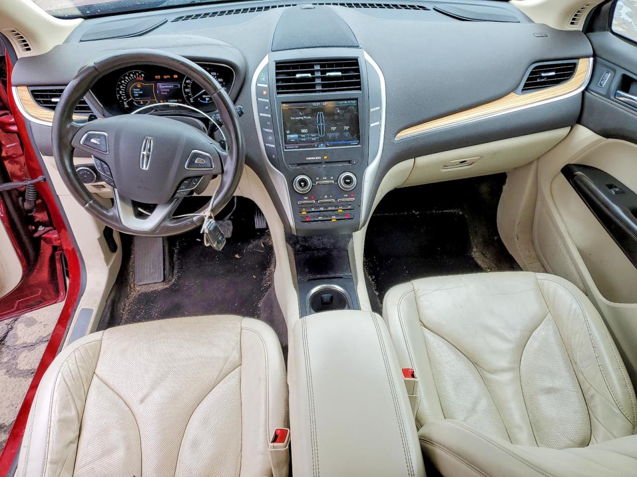 2015 Lincoln Mkc Red vin: 5LMCJ1A95FUJ21033