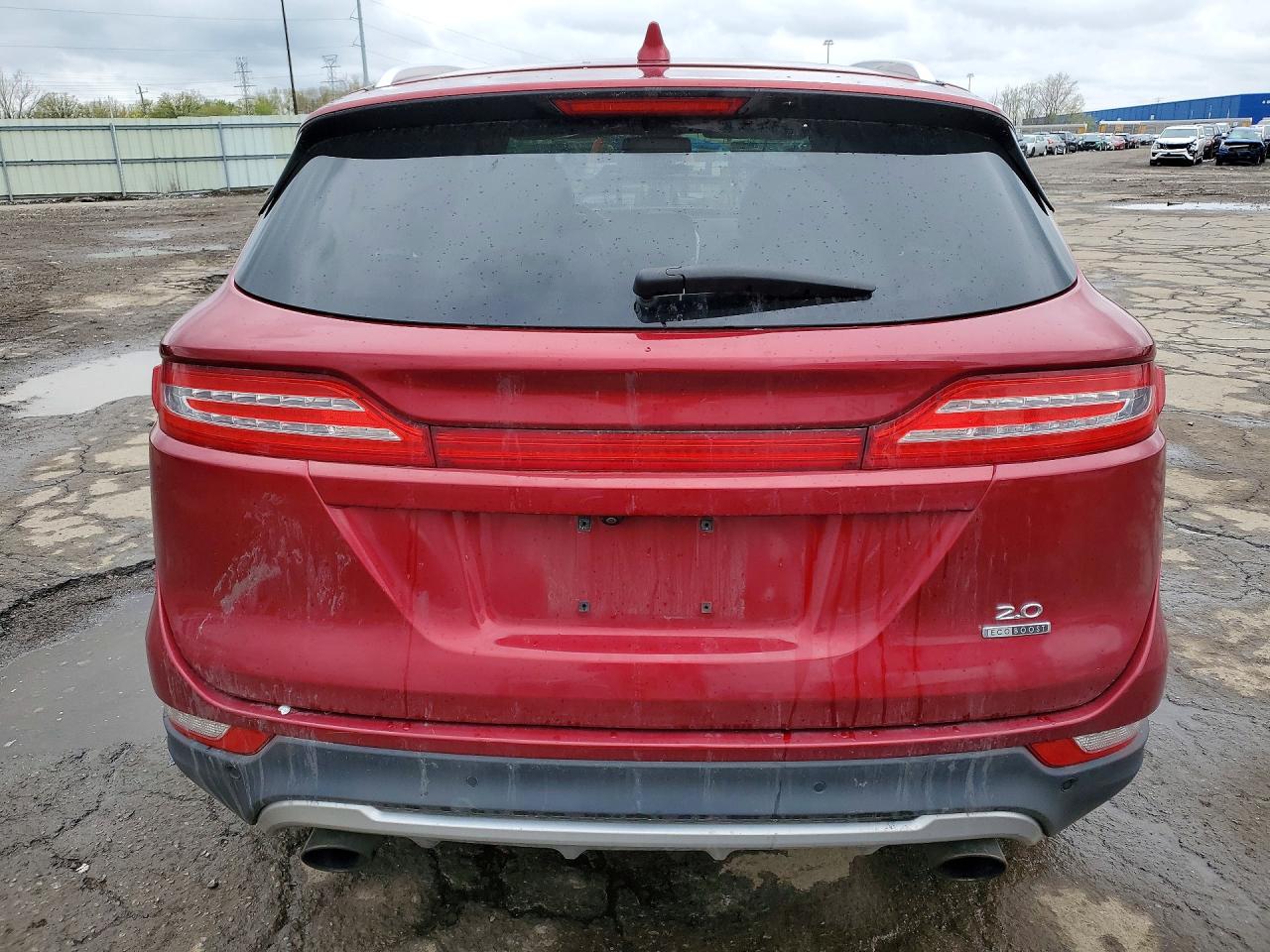 2015 Lincoln Mkc Red vin: 5LMCJ1A95FUJ21033