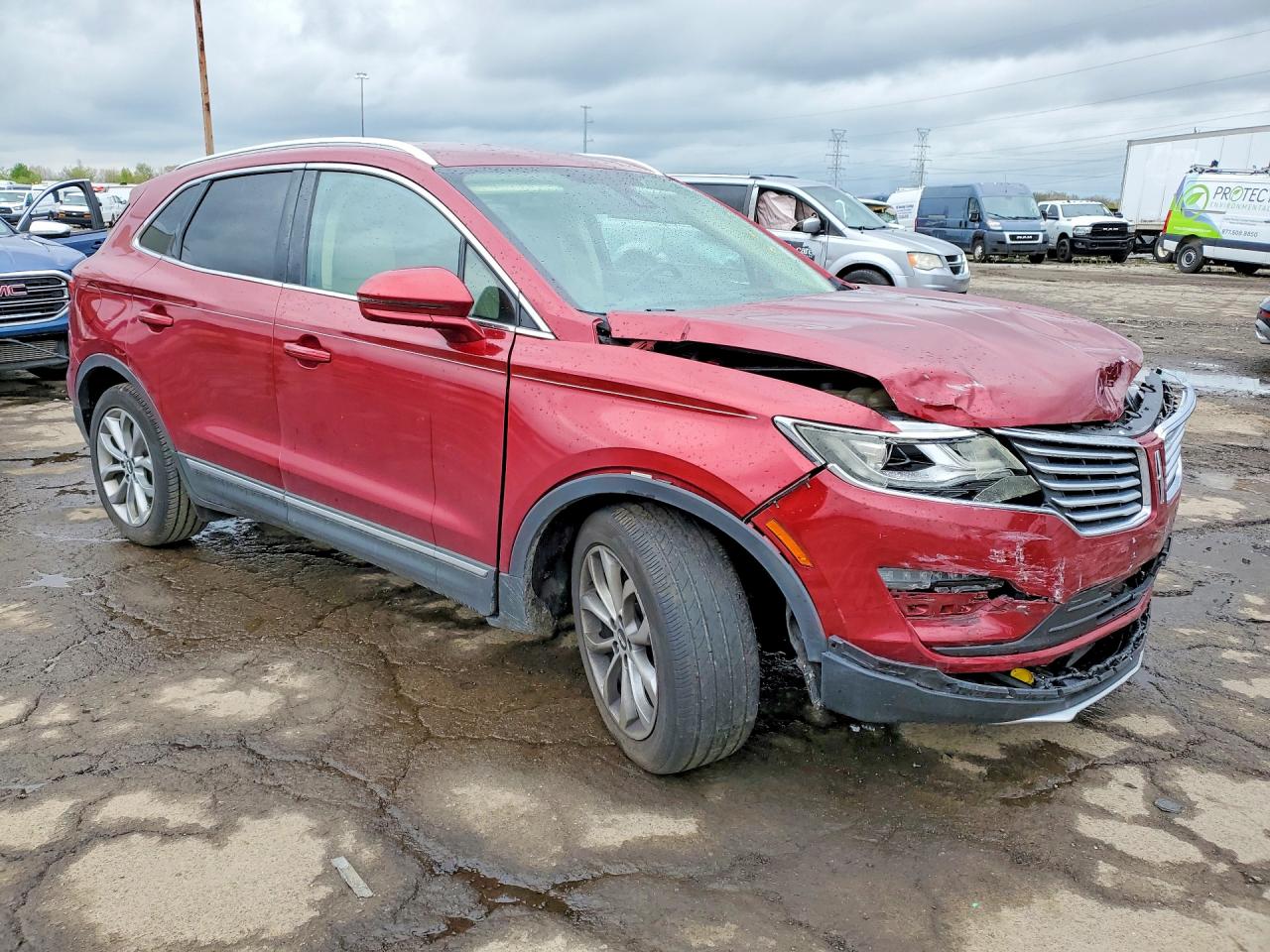 2015 Lincoln Mkc Red vin: 5LMCJ1A95FUJ21033