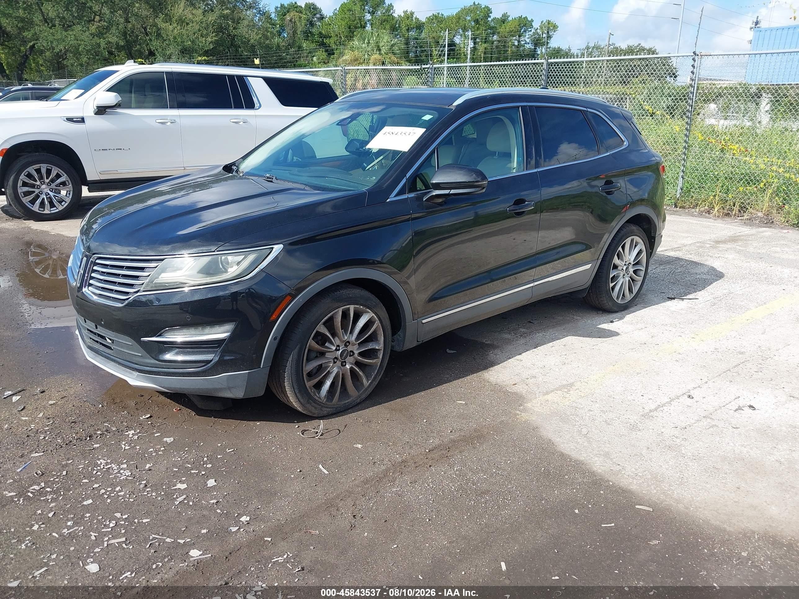 2015 Lincoln Mkc   Black vin: 5LMCJ1A95FUJ31688