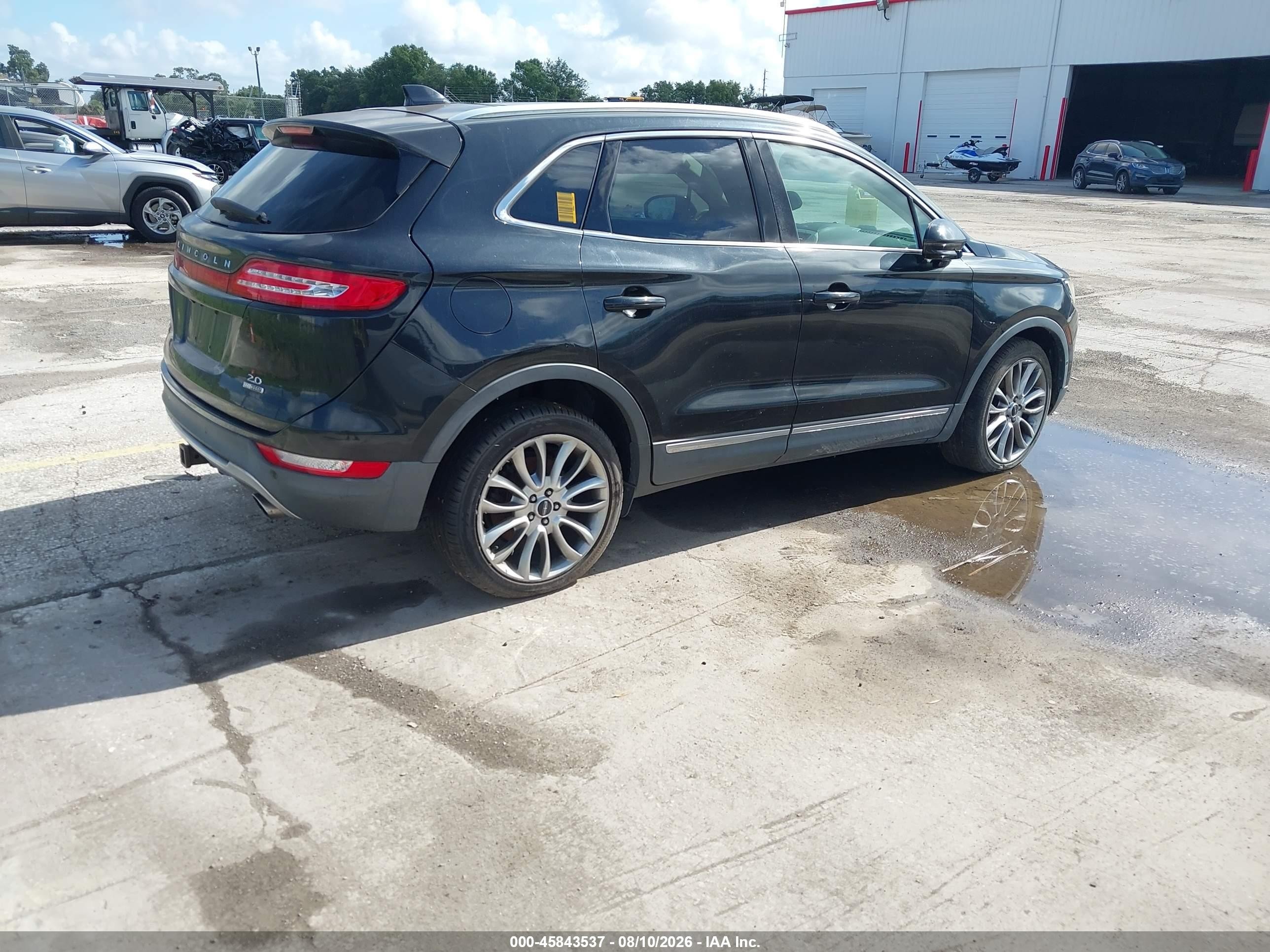 2015 Lincoln Mkc   Black vin: 5LMCJ1A95FUJ31688