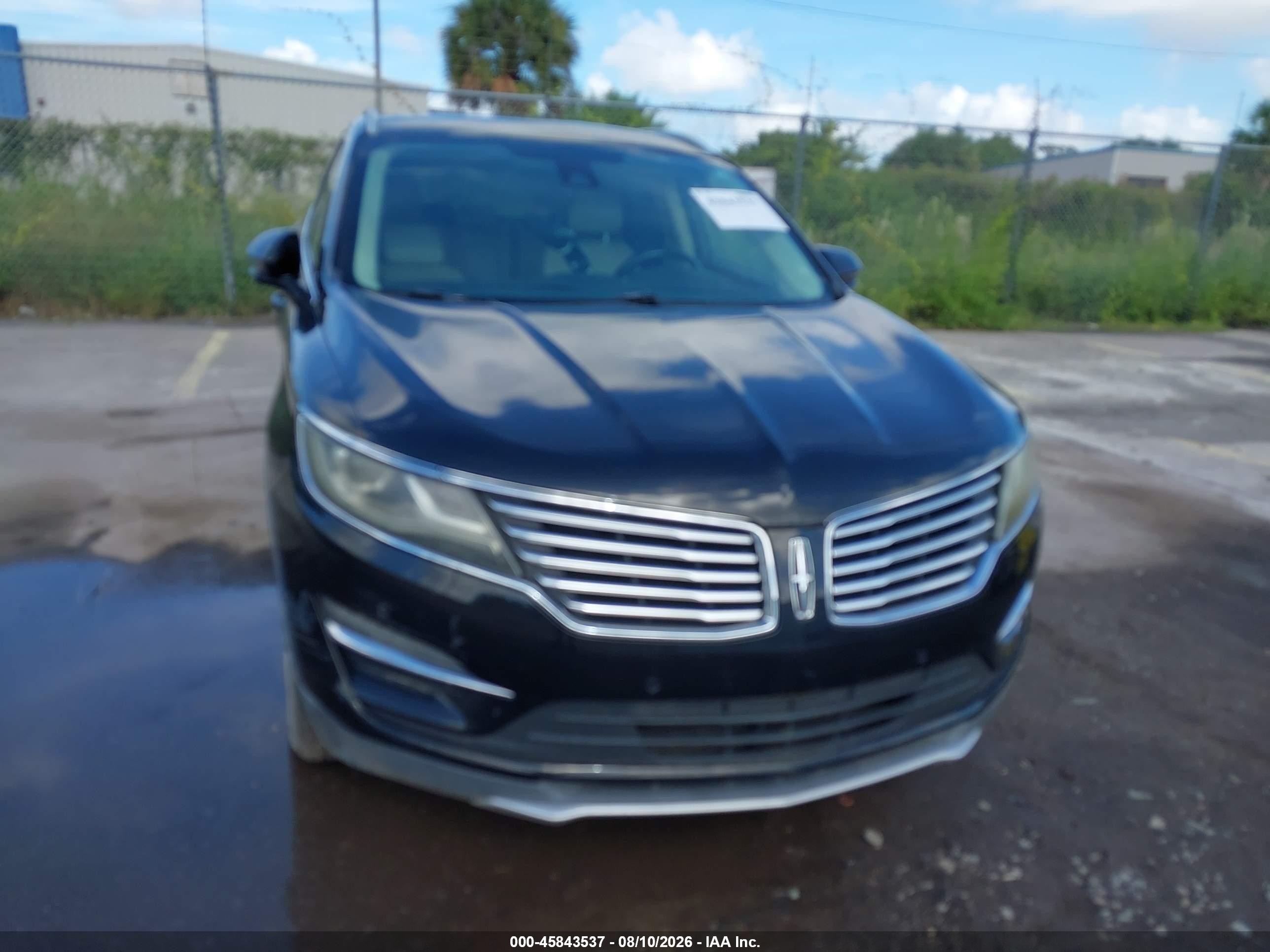 2015 Lincoln Mkc   Black vin: 5LMCJ1A95FUJ31688
