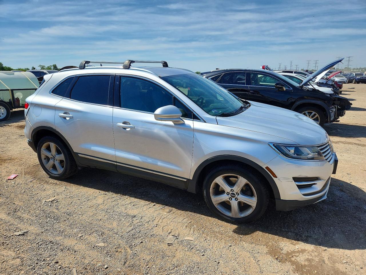 2015 Lincoln Mkc Silver vin: 5LMCJ1A95FUJ47275