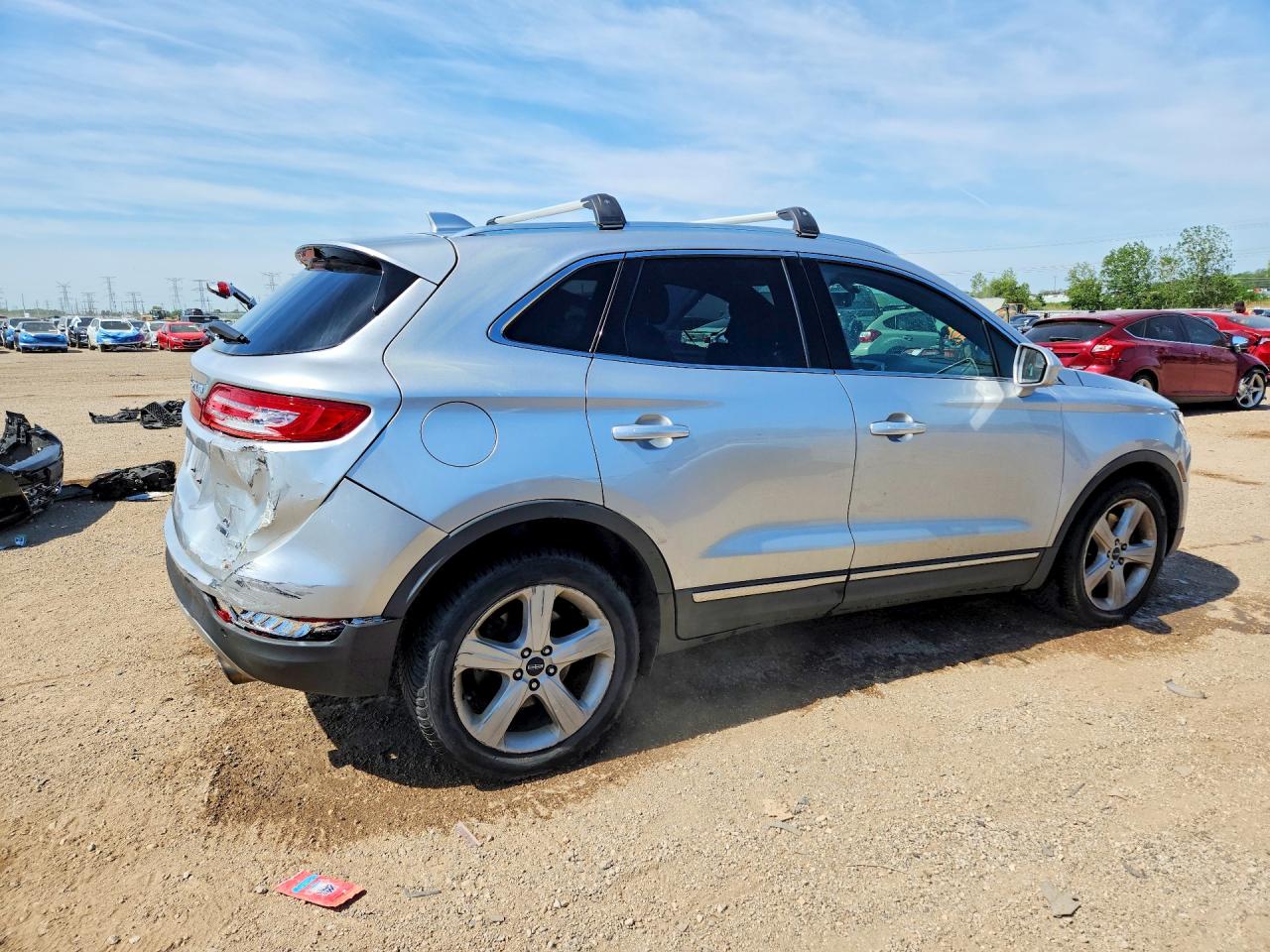 2015 Lincoln Mkc Silver vin: 5LMCJ1A95FUJ47275