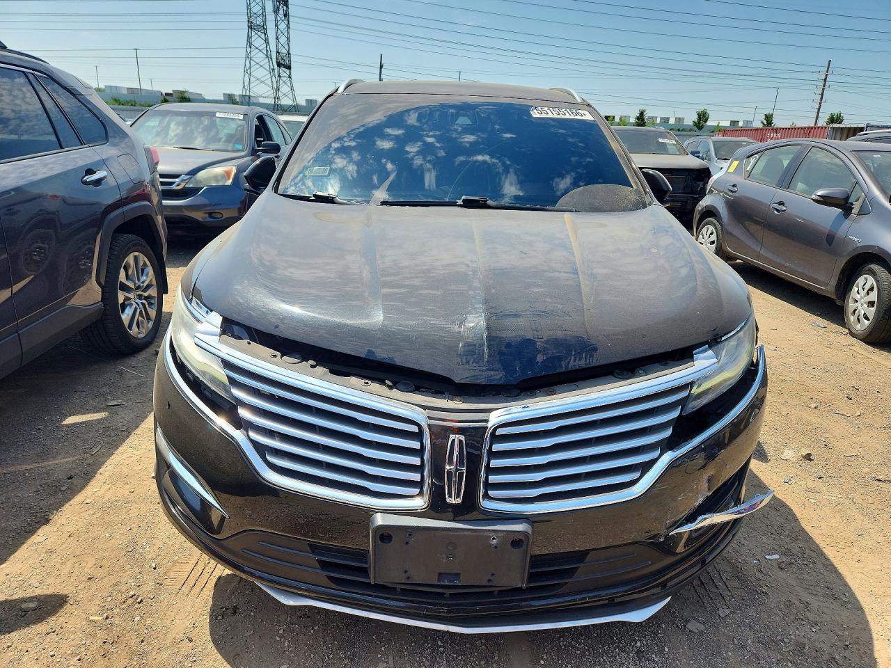 2015 Lincoln Mkc Black vin: 5LMCJ1A95FUJ47356