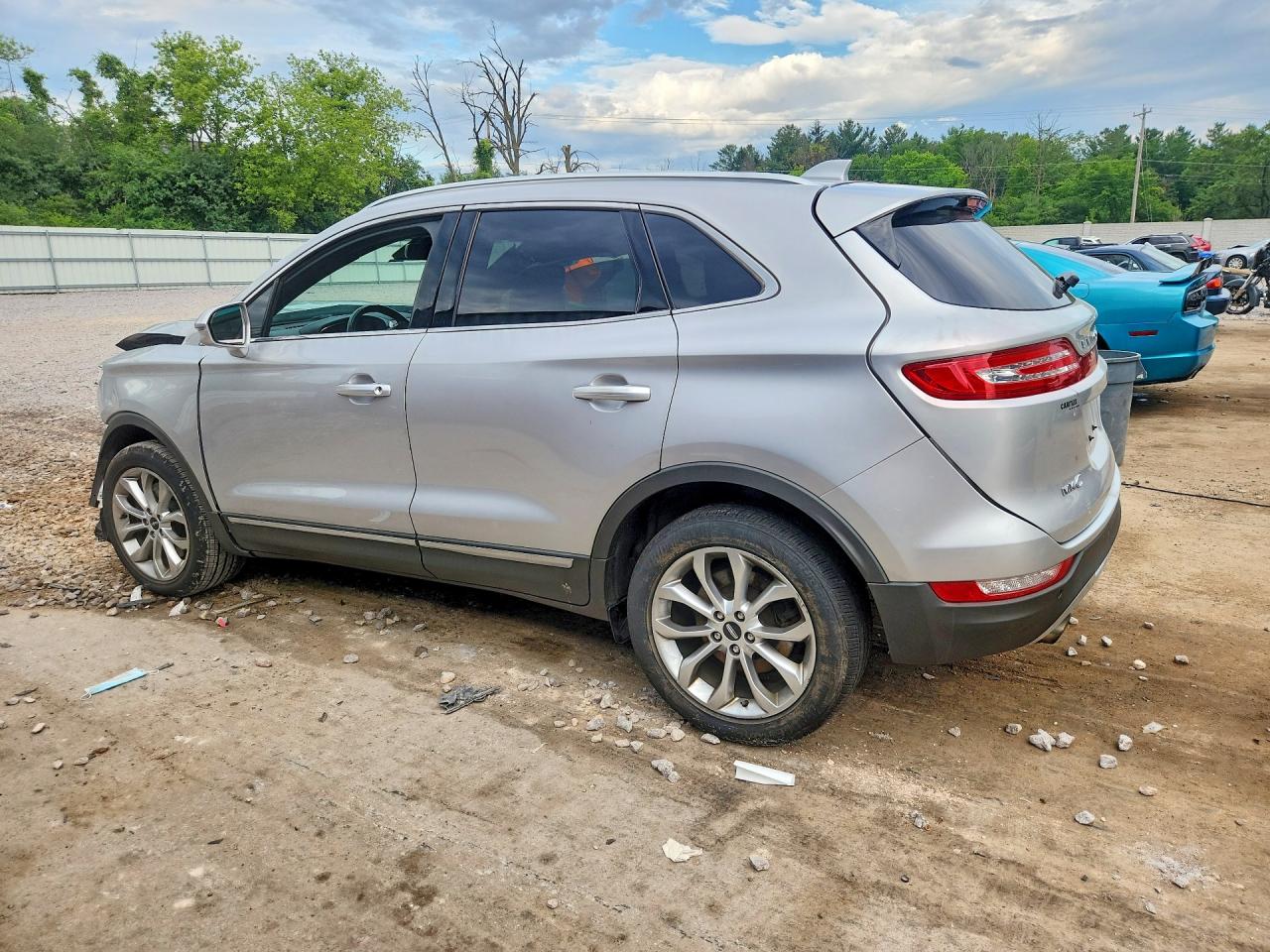 2015 Lincoln Mkc Gray vin: 5LMCJ1A95FUJ48104