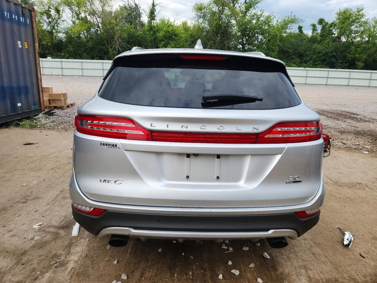 2015 Lincoln Mkc Gray vin: 5LMCJ1A95FUJ48104