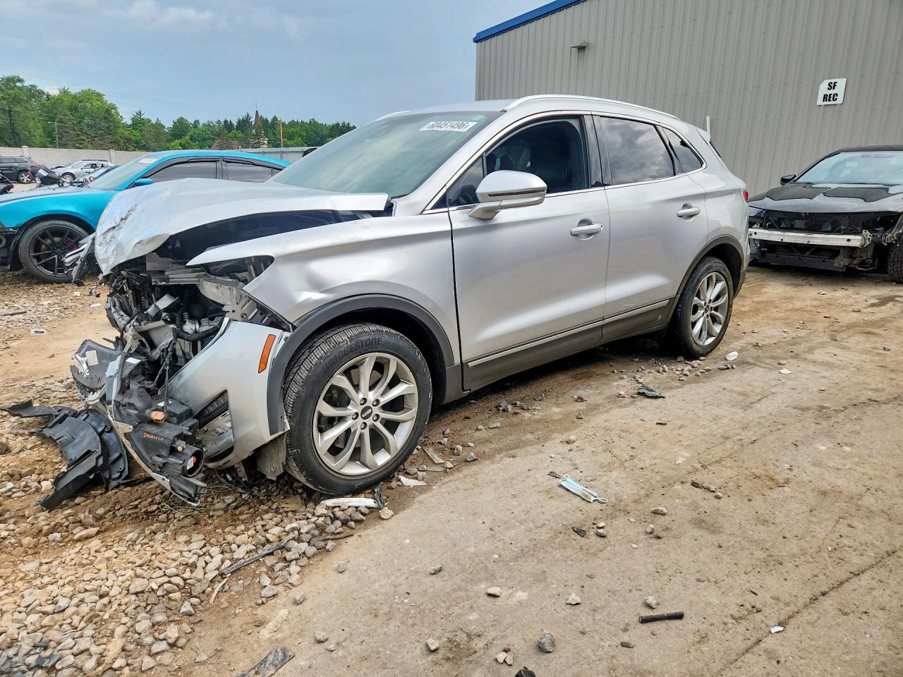 2015 Lincoln Mkc Gray vin: 5LMCJ1A95FUJ48104