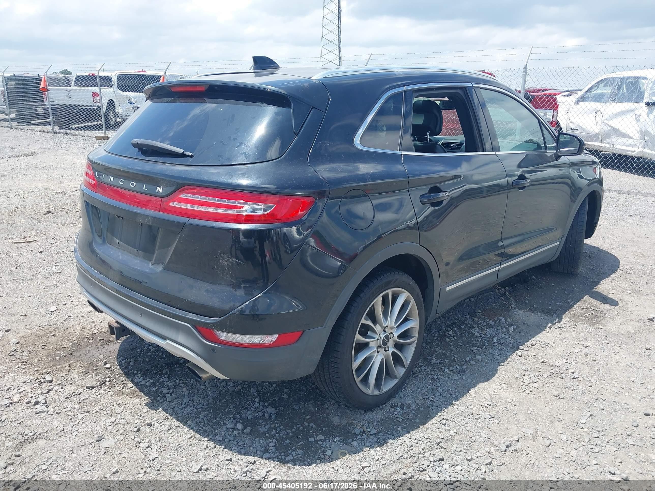 2015 Lincoln Mkc   Black vin: 5LMCJ1A96FUJ10803
