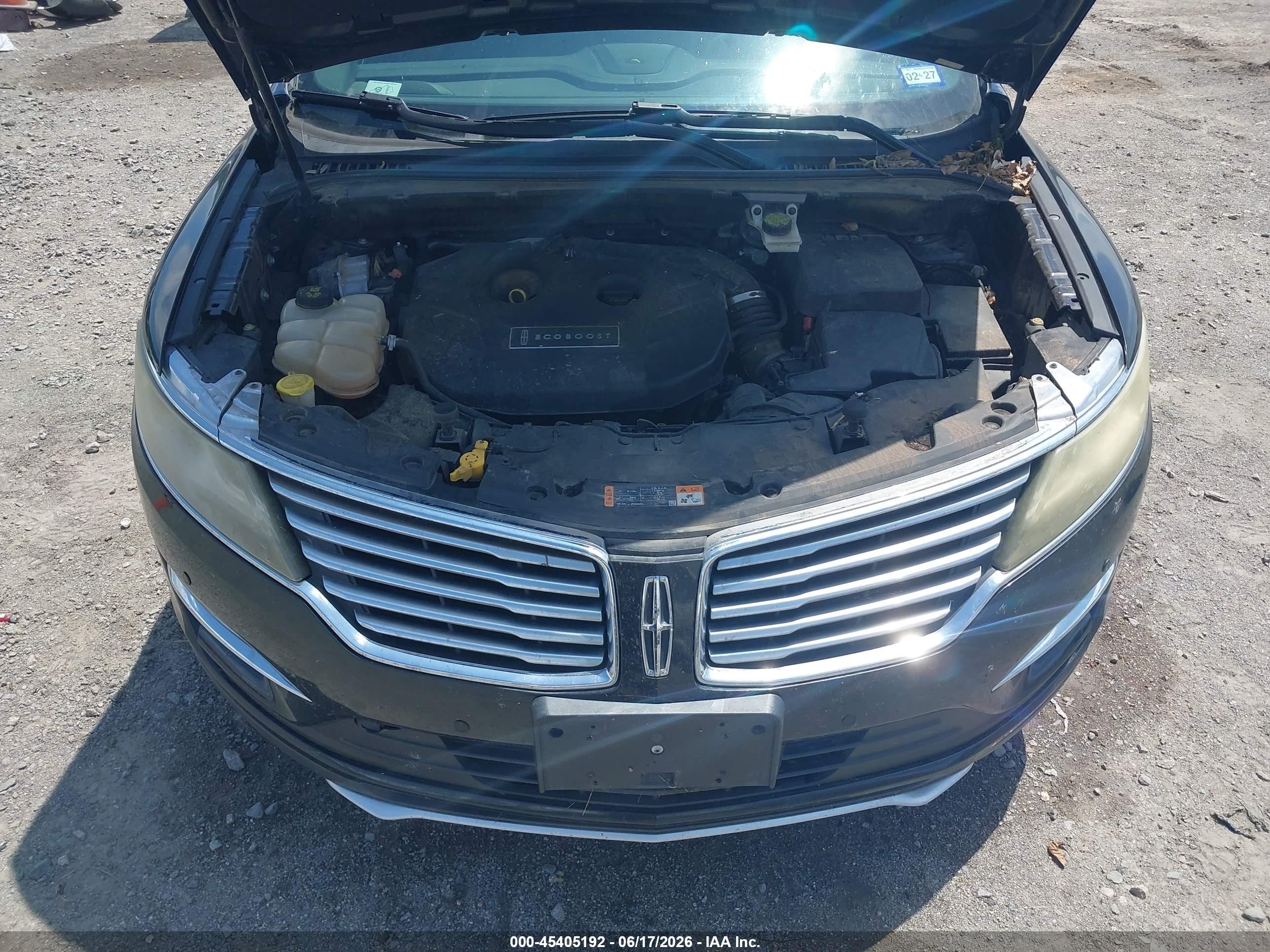 2015 Lincoln Mkc   Black vin: 5LMCJ1A96FUJ10803