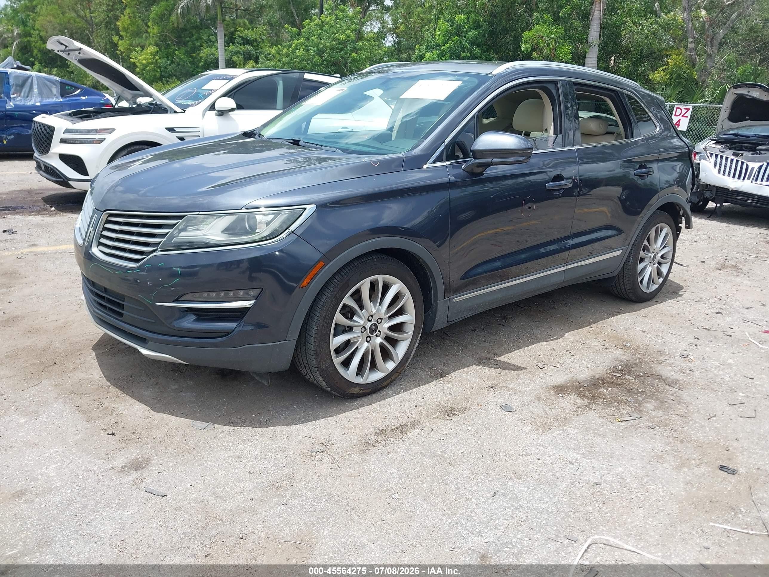 2015 Lincoln Mkc   Черный vin: 5LMCJ1A96FUJ20022