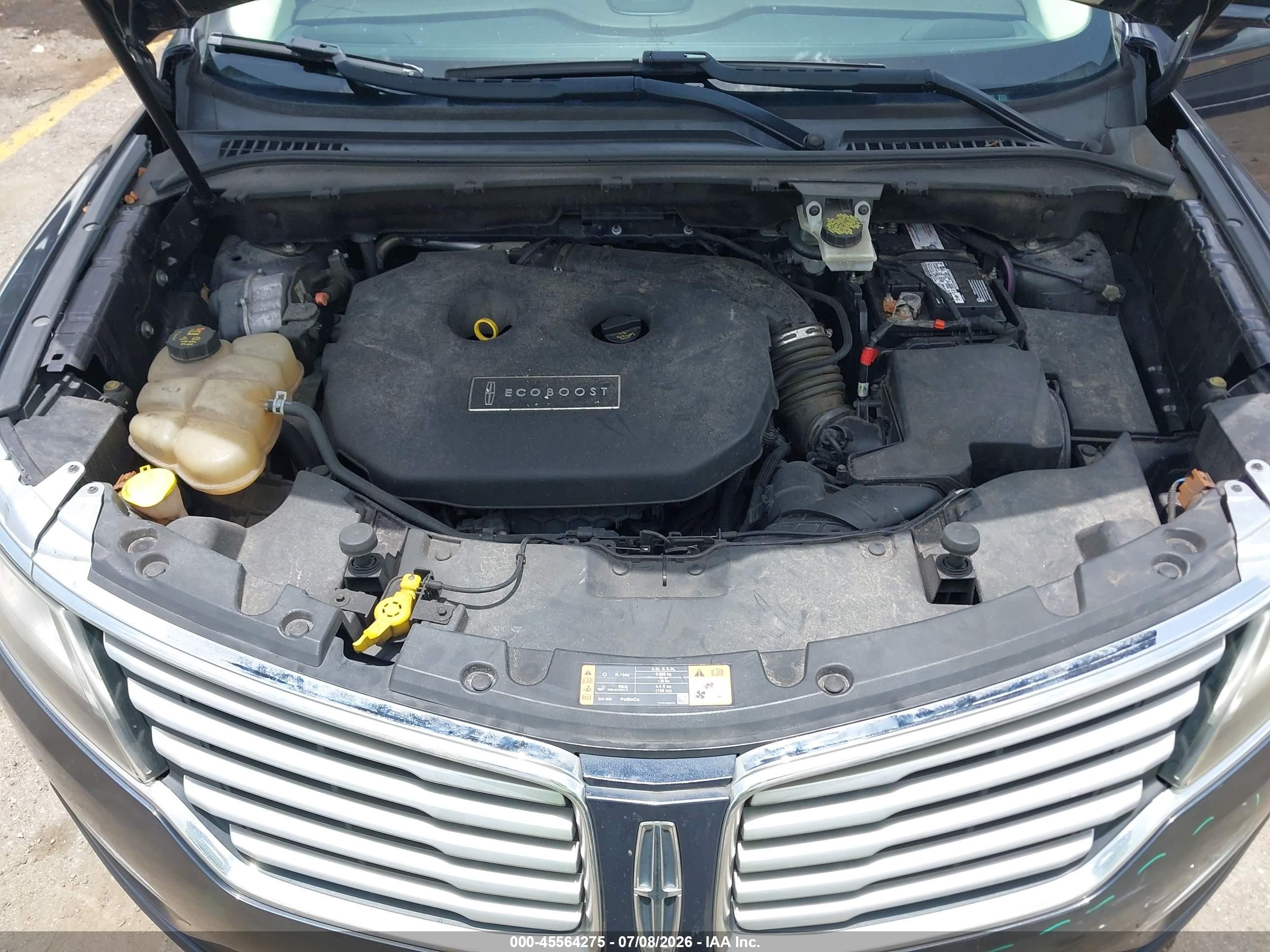 2015 Lincoln Mkc   Черный vin: 5LMCJ1A96FUJ20022