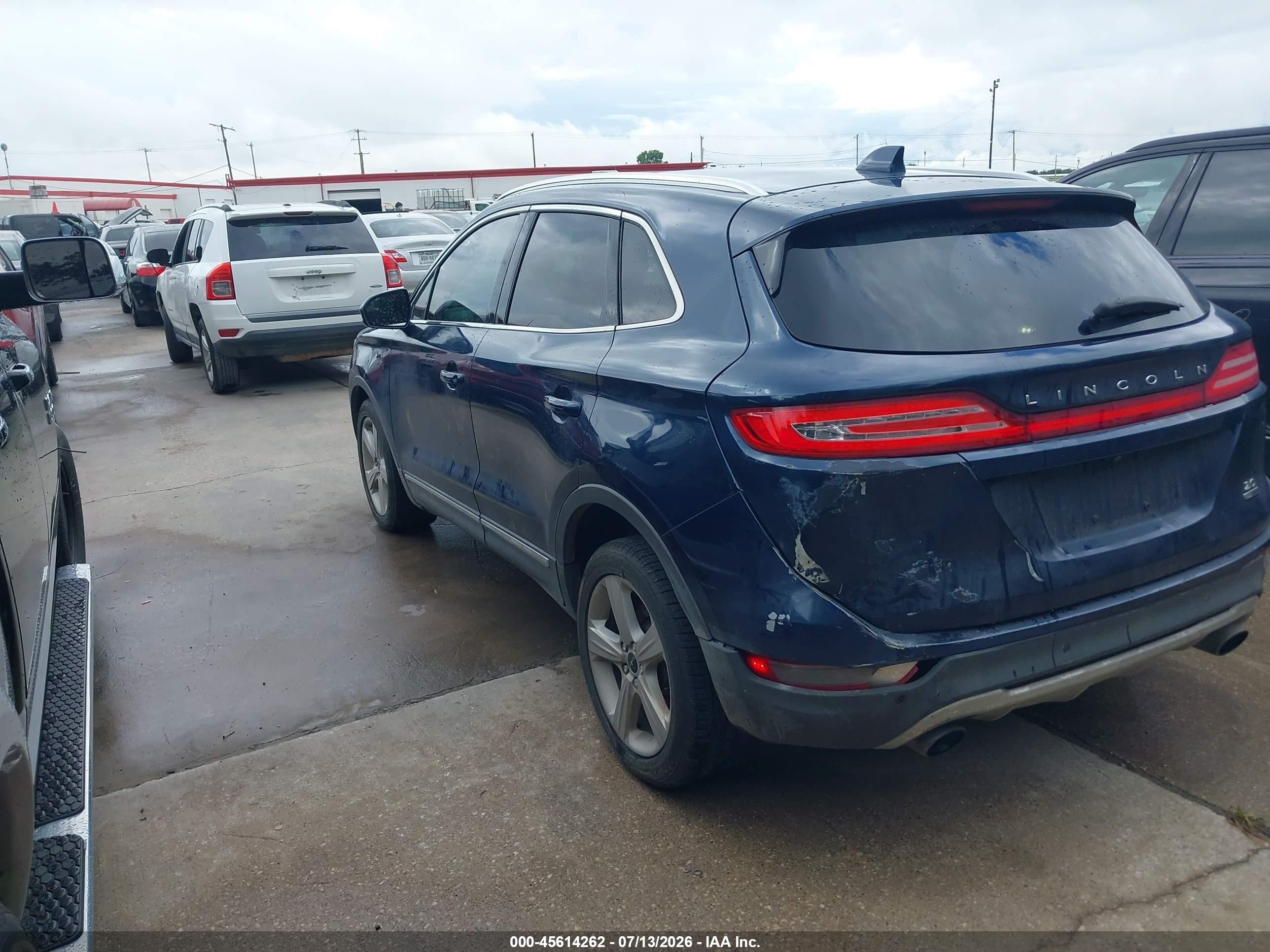 2015 Lincoln Mkc   Blue vin: 5LMCJ1A96FUJ38066