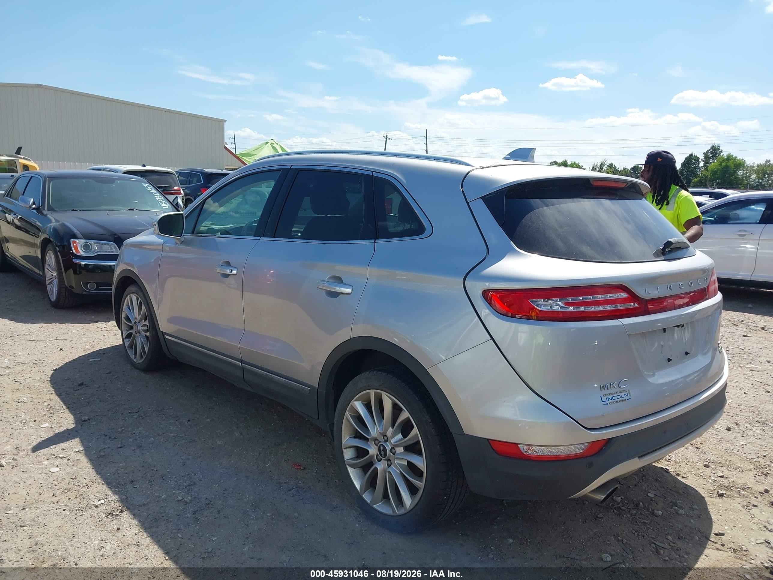 2015 Lincoln Mkc   Silver vin: 5LMCJ1A97FUJ05223