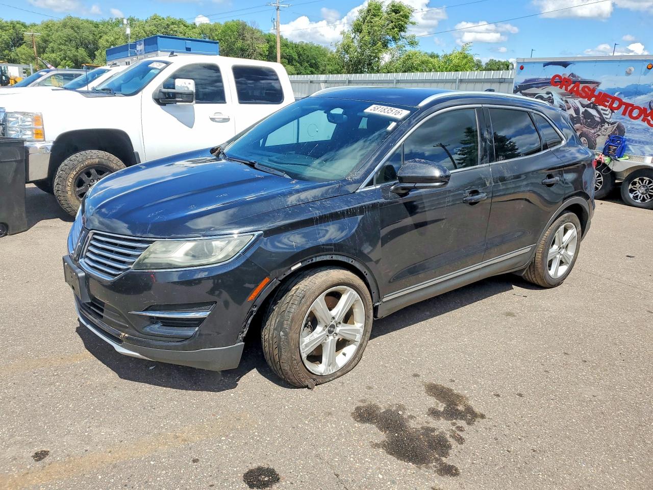2015 Lincoln Mkc Черный vin: 5LMCJ1A97FUJ18912