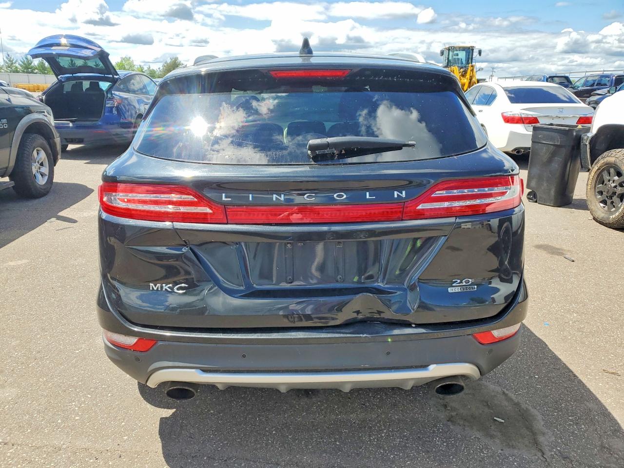 2015 Lincoln Mkc Black vin: 5LMCJ1A97FUJ18912